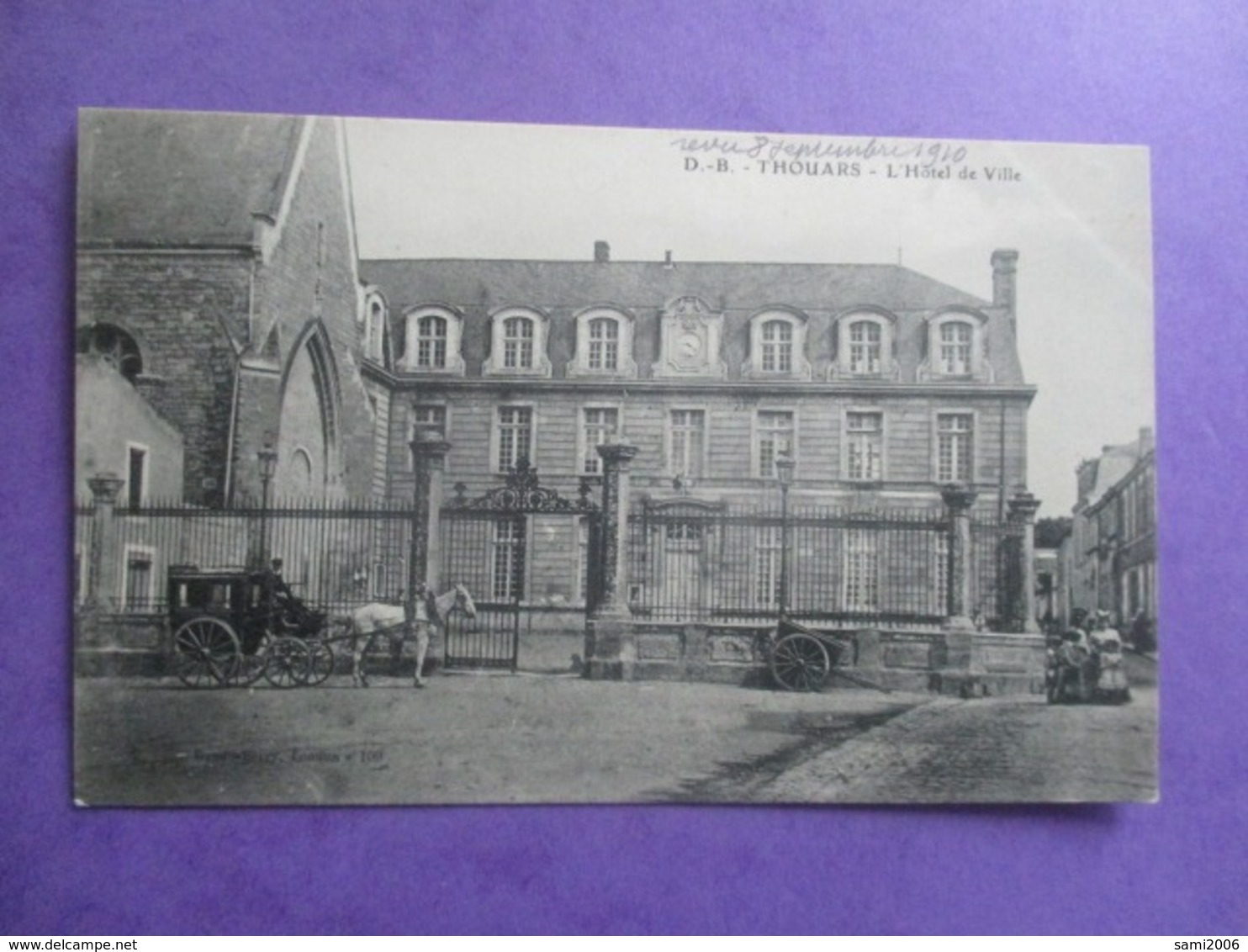 CPA 79 THOUARS HOTEL DE VILLE - Thouars