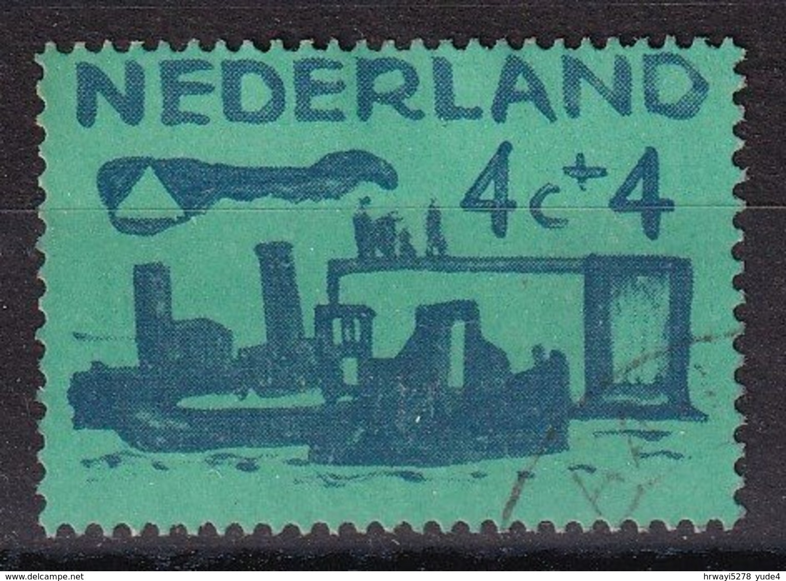 Netherlands 1959, Ship, Nvphnr 722, Vfu - Gebraucht