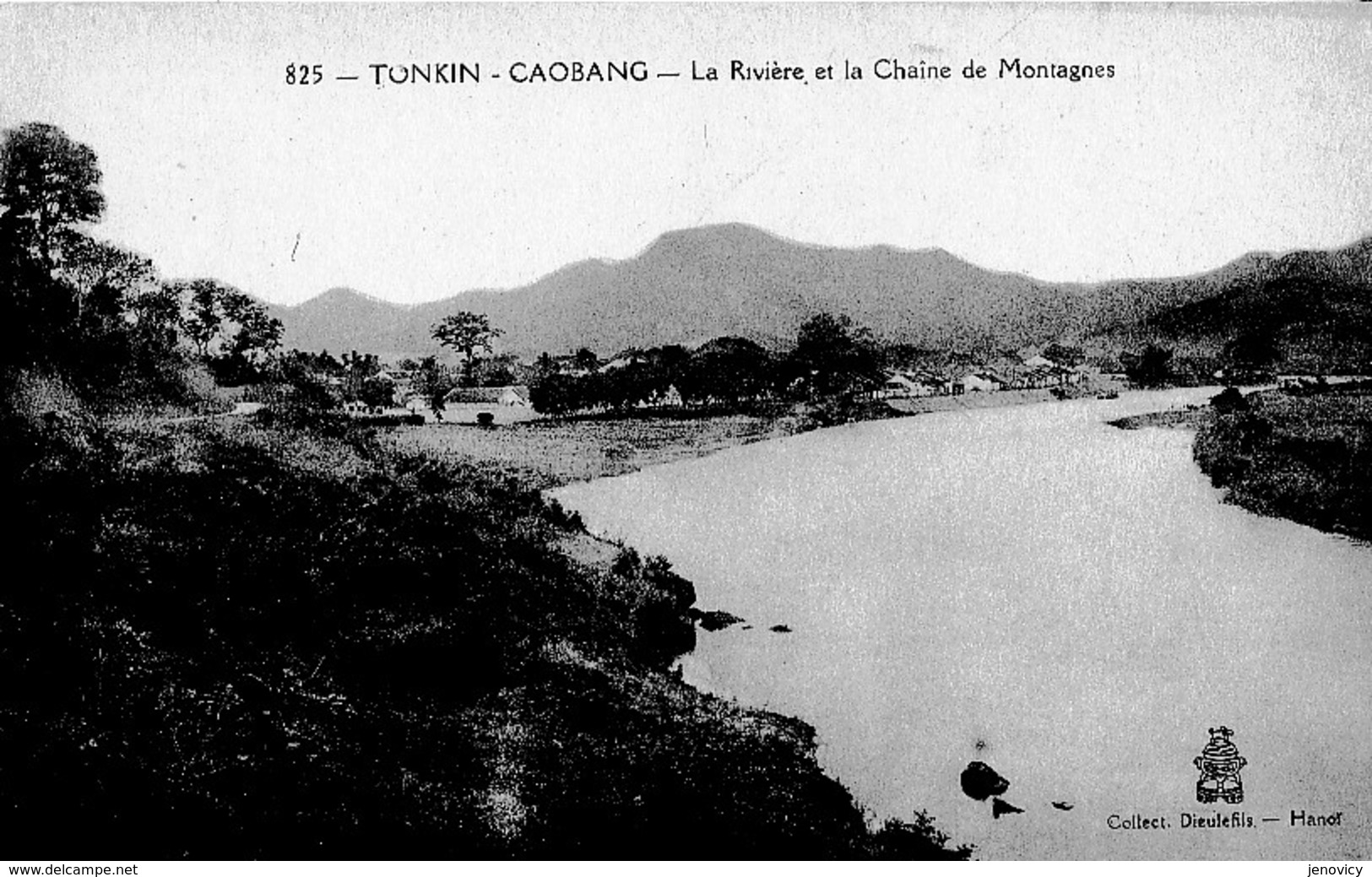 TONKIN -CAOBANG ,RIVIERE ET CHAINE DE MONTAGNES    REF 61288 - Vietnam