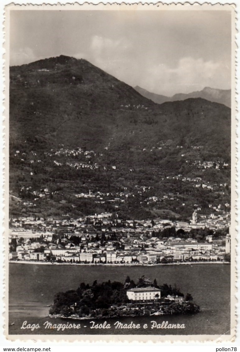 LAGO MAGGIORE - ISOLA MADRE E PALLANZA - VERBANIA - 1958 - Verbania