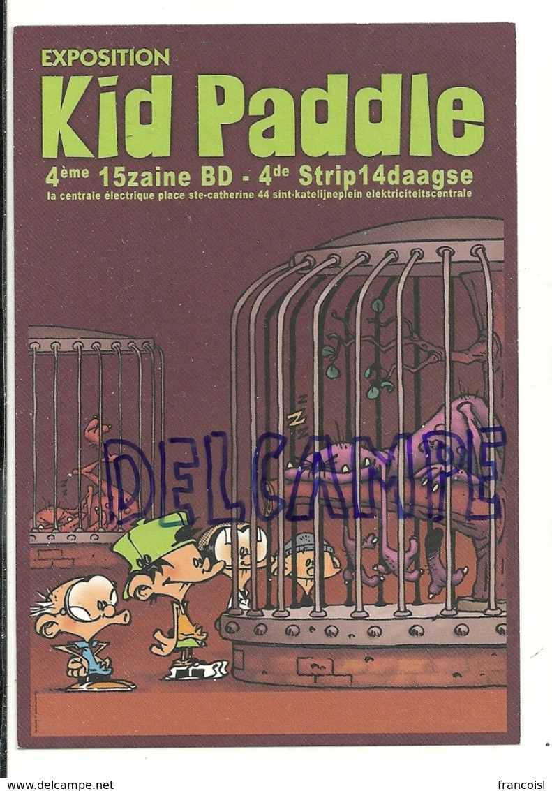 Publicité. Exposition Kid Paddle. Carte Boomerang - Baile
