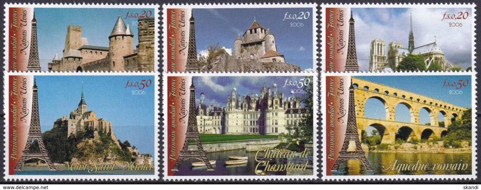 UNO GENF 2006 Mi-Nr. 545/50 ** MNH - Nuovi