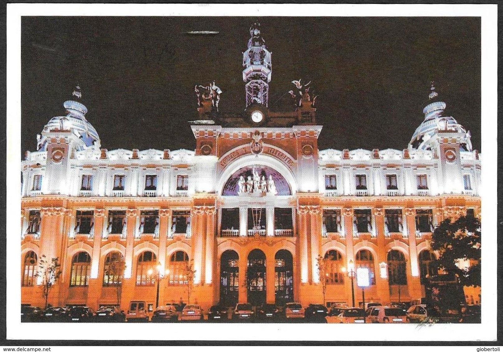 Spagna/Spain/Espagne: Intero, Stationery, Entier, Palazzo Delle Poste, Post Office Building, Bâtiment Bureau De Poste - Post