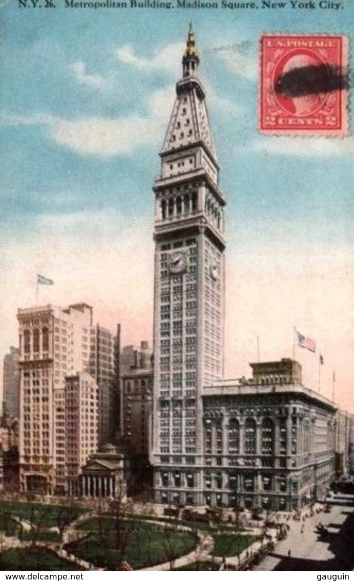 CPA - NEW-YORK City - METROPOLITAN BUILDING MADISON SQUARE ... - Autres Monuments, édifices