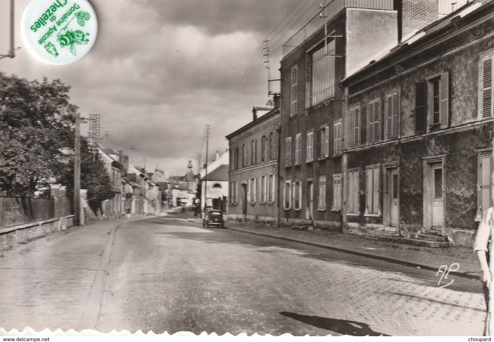 78 - Très Belle Carte Postale Semi Moderne Dentelée De  BONNIERES   Rue Marcel  Sembat - Bonnieres Sur Seine