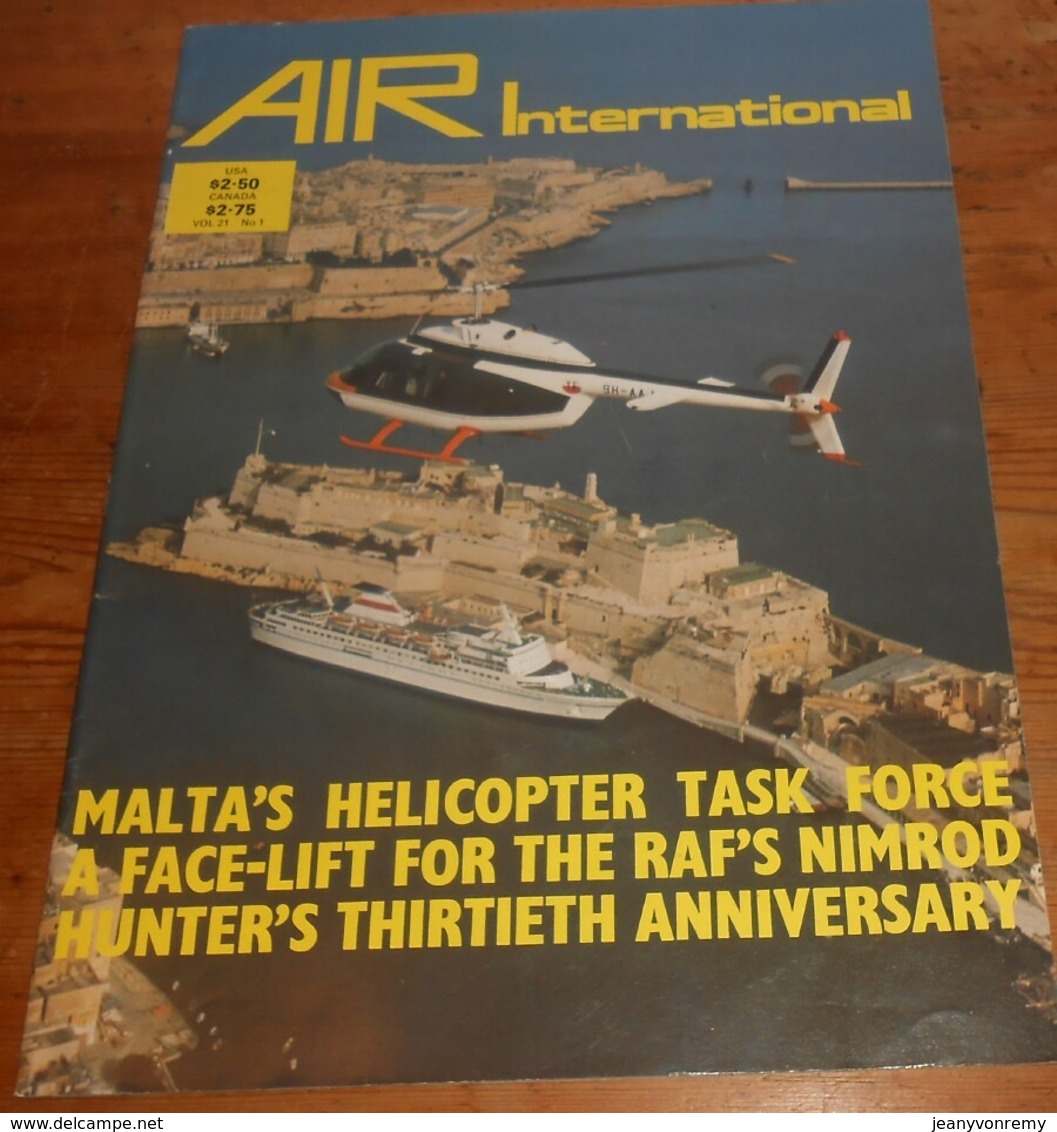 Air International. Volume 21. N°1. Juillet 1981. - Transports