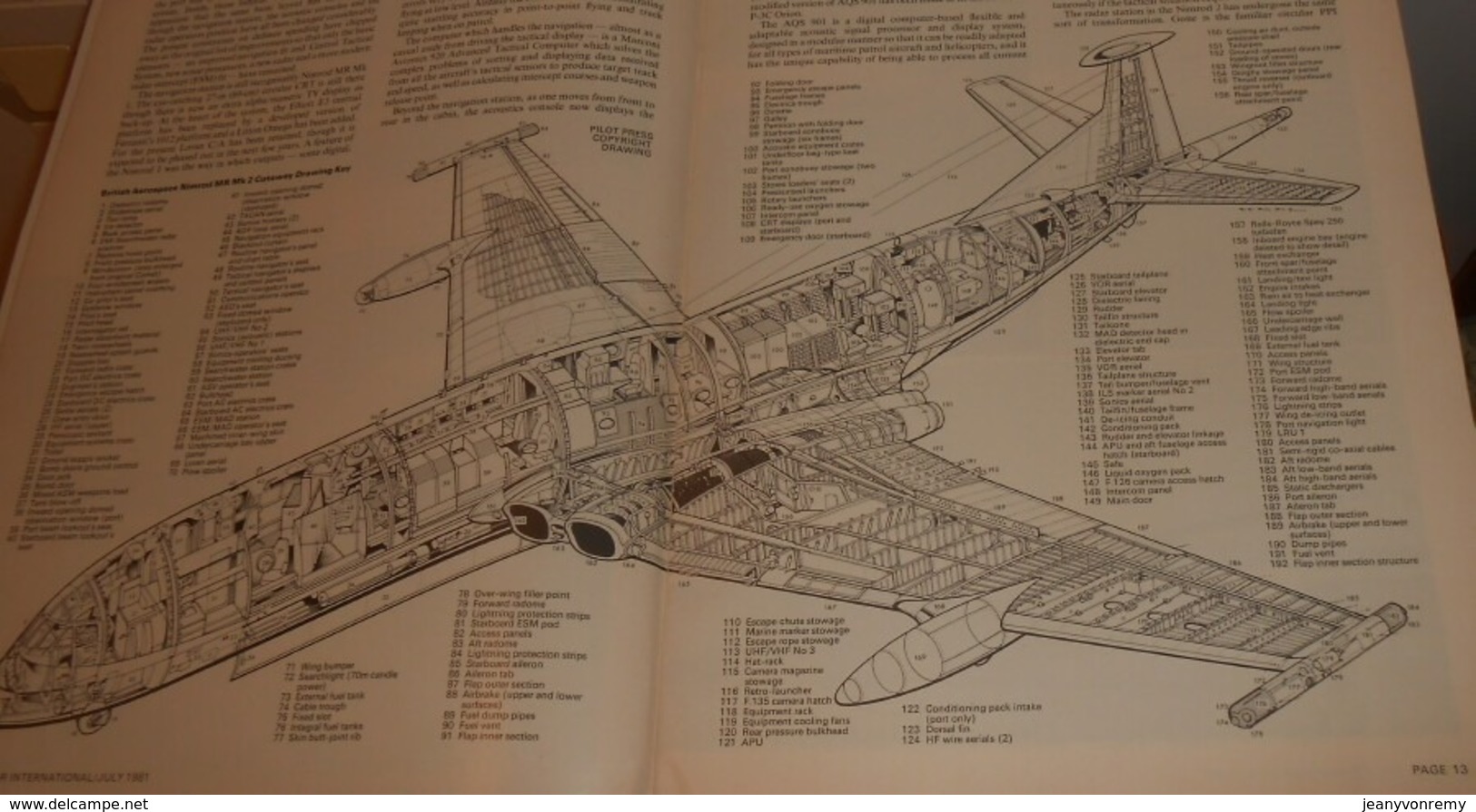 Air International. Volume 21. N°1. Juillet 1981. - Trasporti