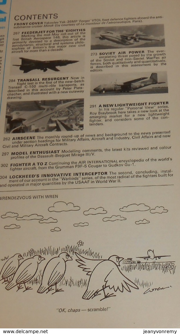 Air International. Volume 20. N°6. Juin 1981. - Verkehr