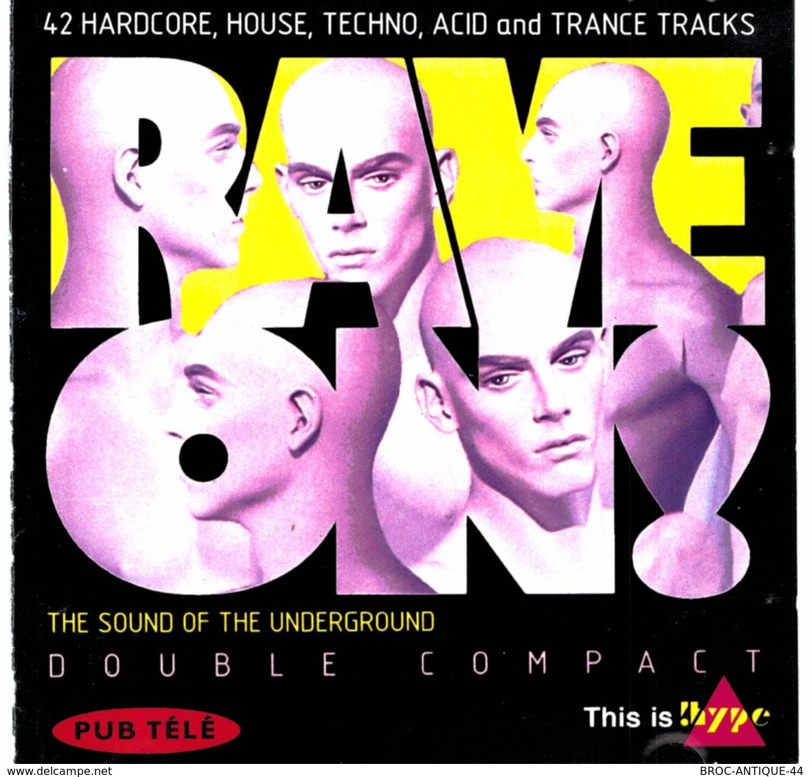 CD N°2144 - TECHNO RAVE! - VOL.1 - COMPILATION 2 CD 42 TITRES - Dance, Techno & House
