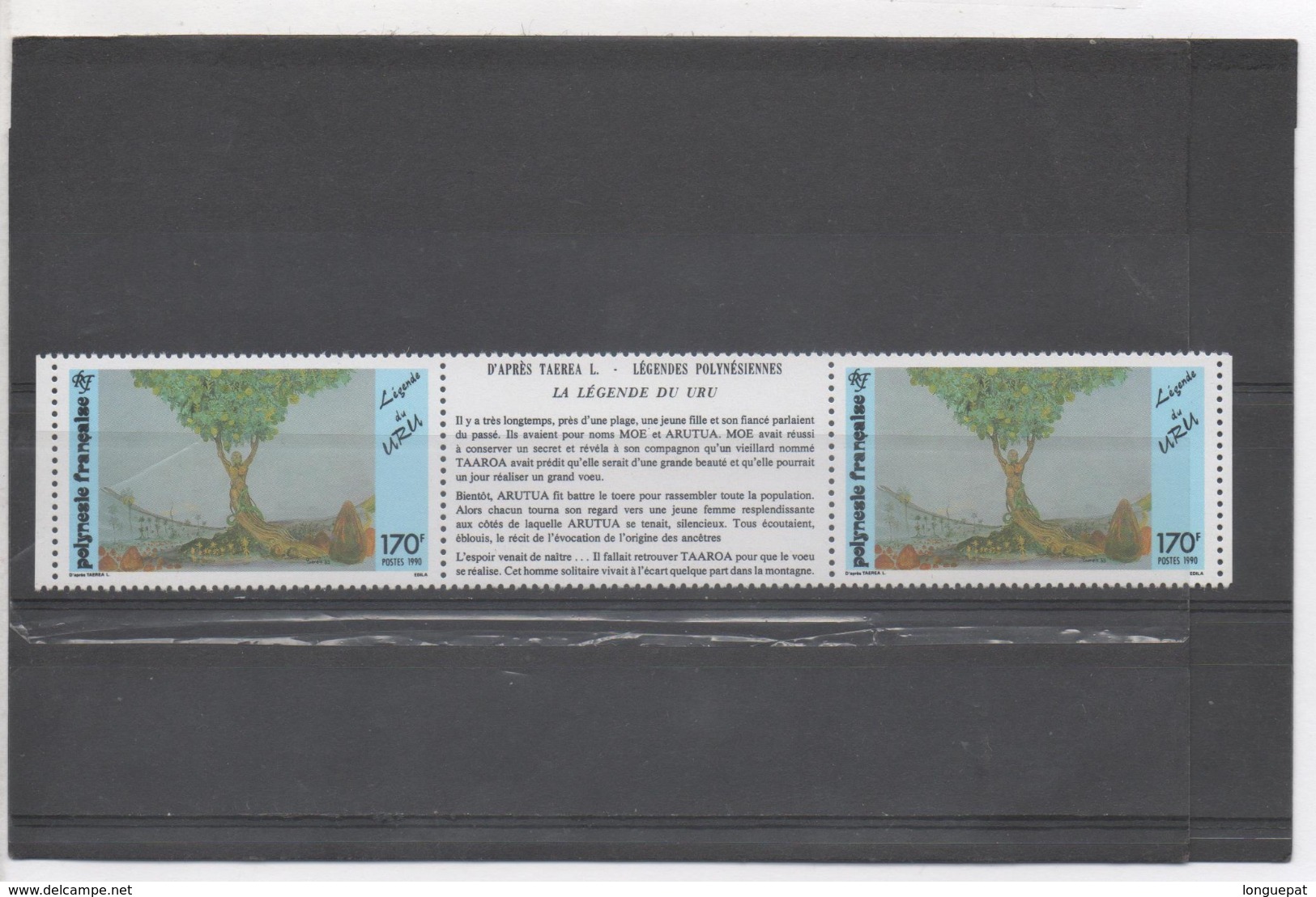 POLYNESIE Française - Légendes Polynésiennes - Patrimoine - Tradition - Légendes Du Huru, De Pipiri-Ma, De Hiro (2 Scans - Unused Stamps