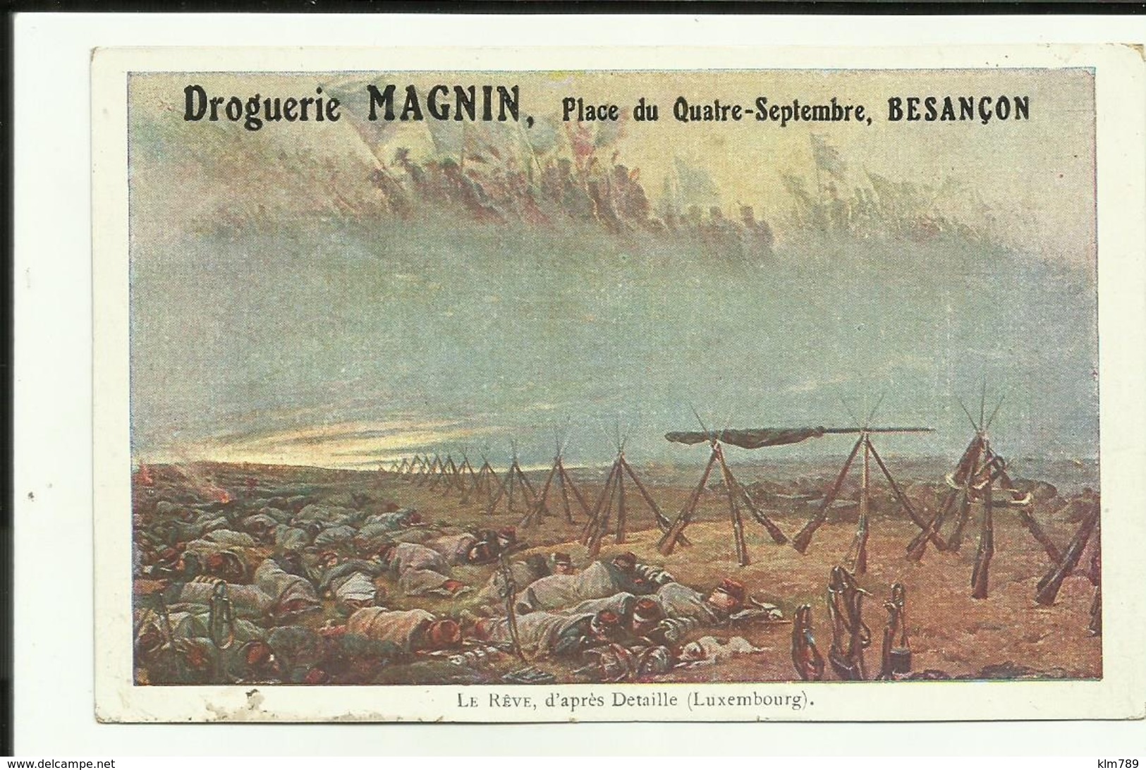 25 - Doubs - Besançon - Droguerie Magnin - Place Du Quatre Septembre - Militaria - Campement - Matériel - - Besancon