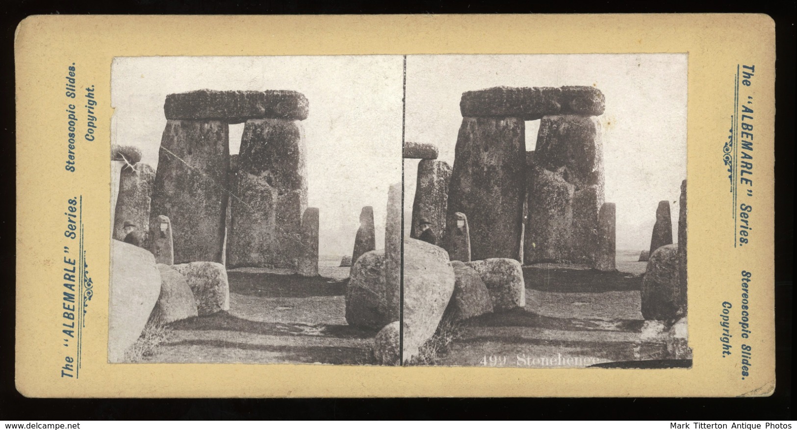 Stereoview - Stonehenge, Wiltshire ENGLAND - Stereoscopes - Side-by-side Viewers