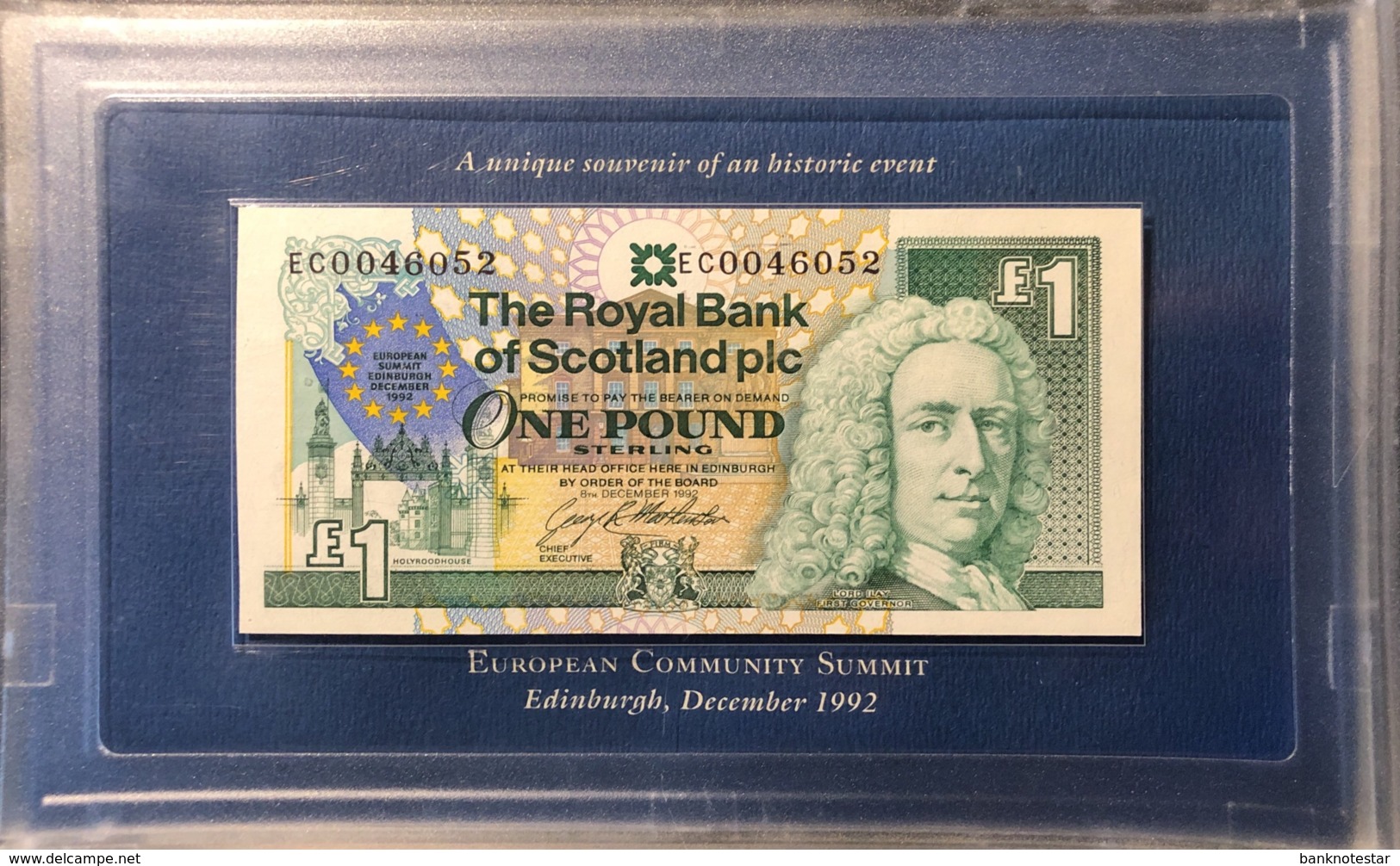 Scotland 1 Pound, P-356 (8.12.1992) - UNC - Collectors Box And Booklet - Scarce - 1 Pound