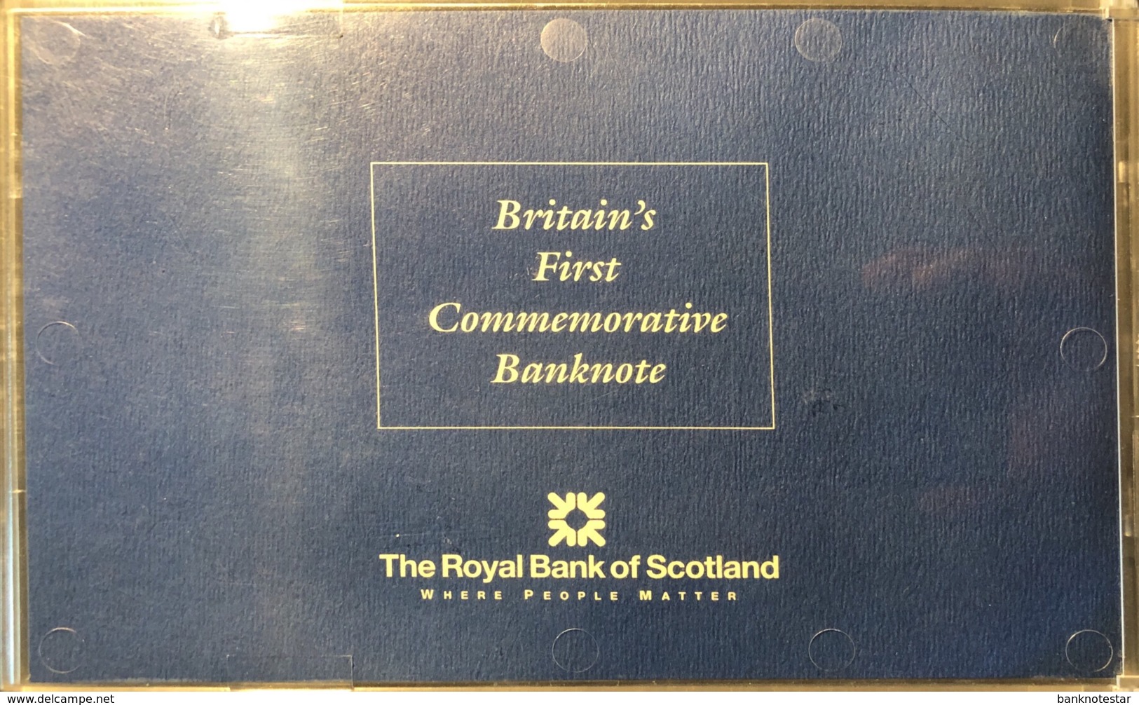 Scotland 1 Pound, P-356 (8.12.1992) - UNC - Collectors Box And Booklet - Scarce - 1 Pound