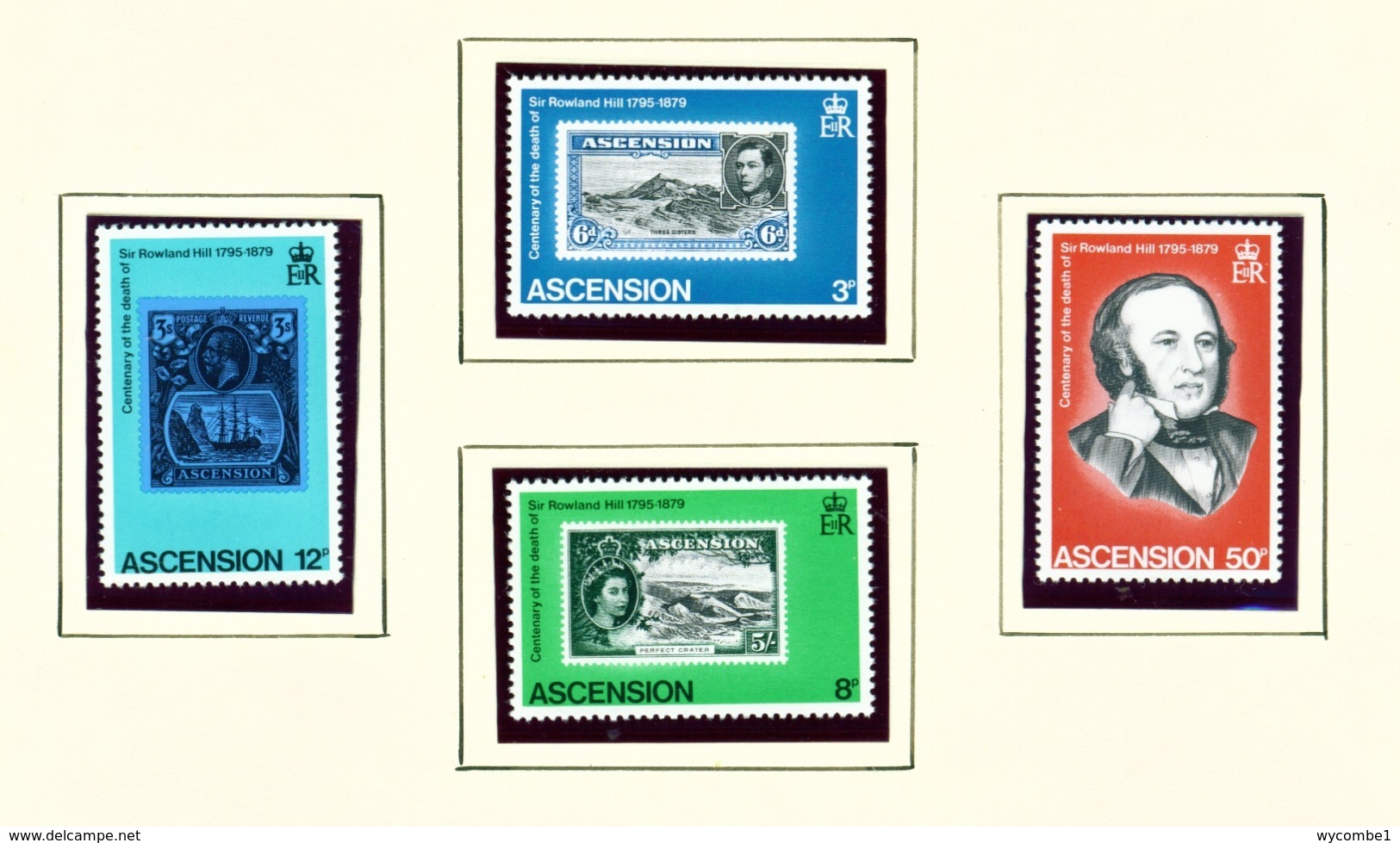 ASCENSION  -  1979 Rowland Hill Set Unmounted/Never Hinged Mint - Ascension