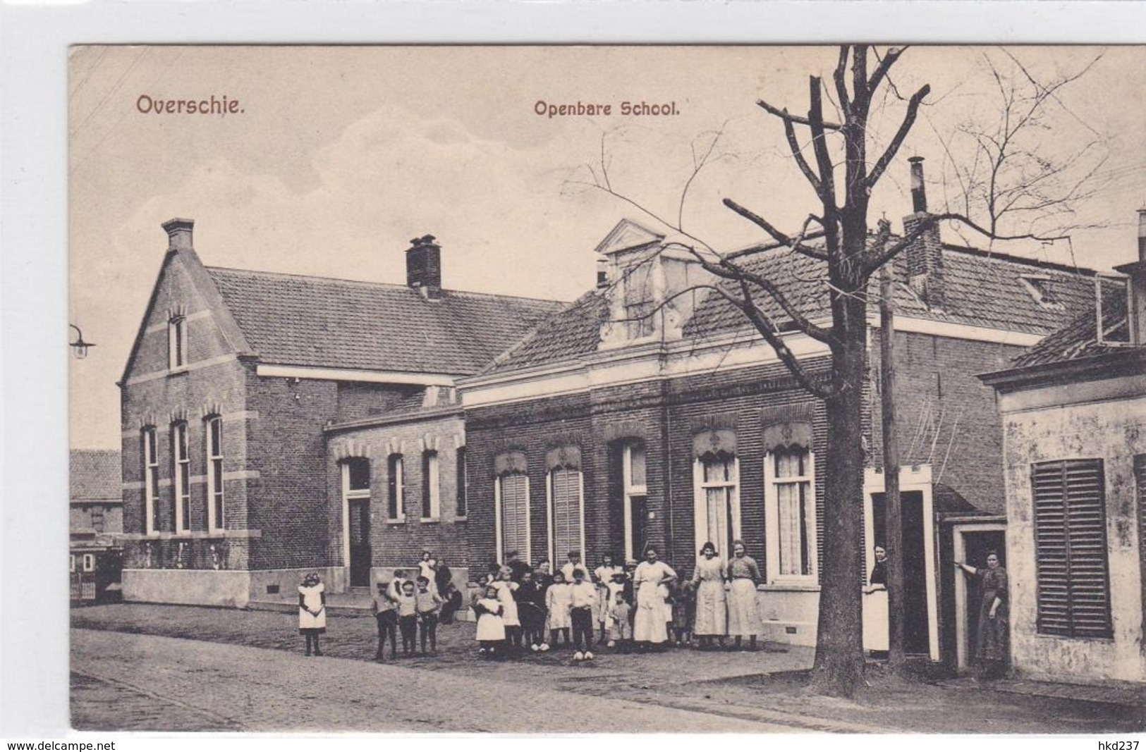 Overschie Openbare School ± 1910   214 - Rotterdam