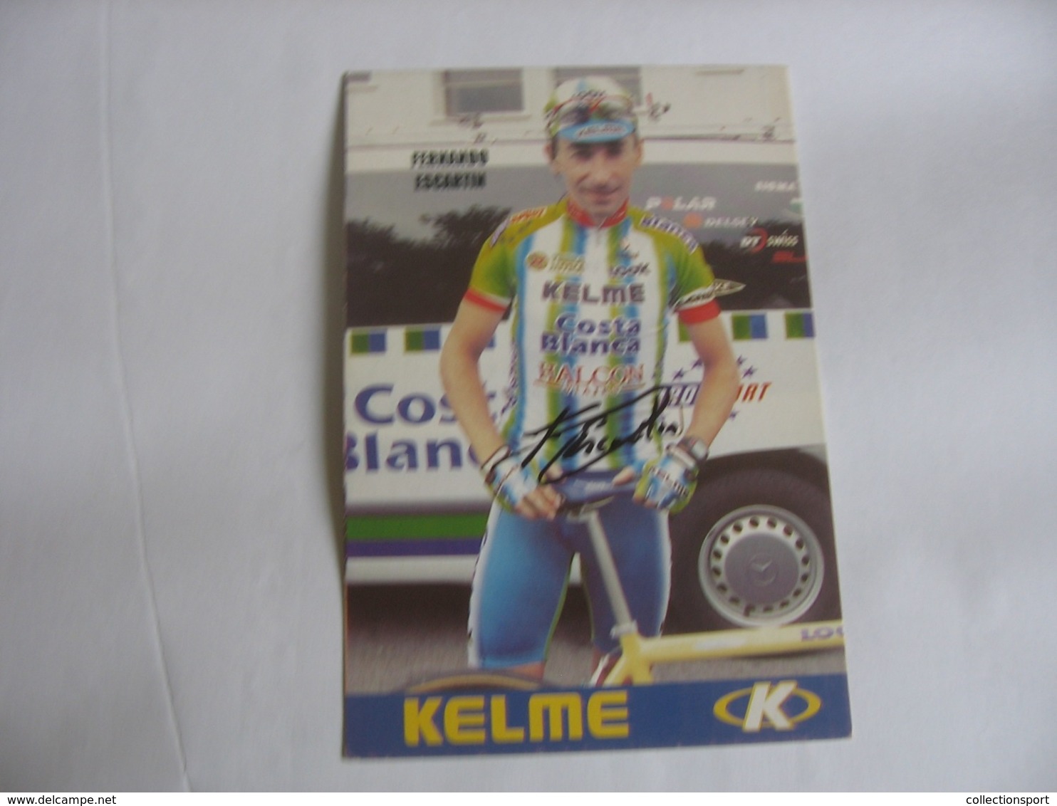 Cyclisme - Autographe - Carte Signée Fernando Escartin - Ciclismo