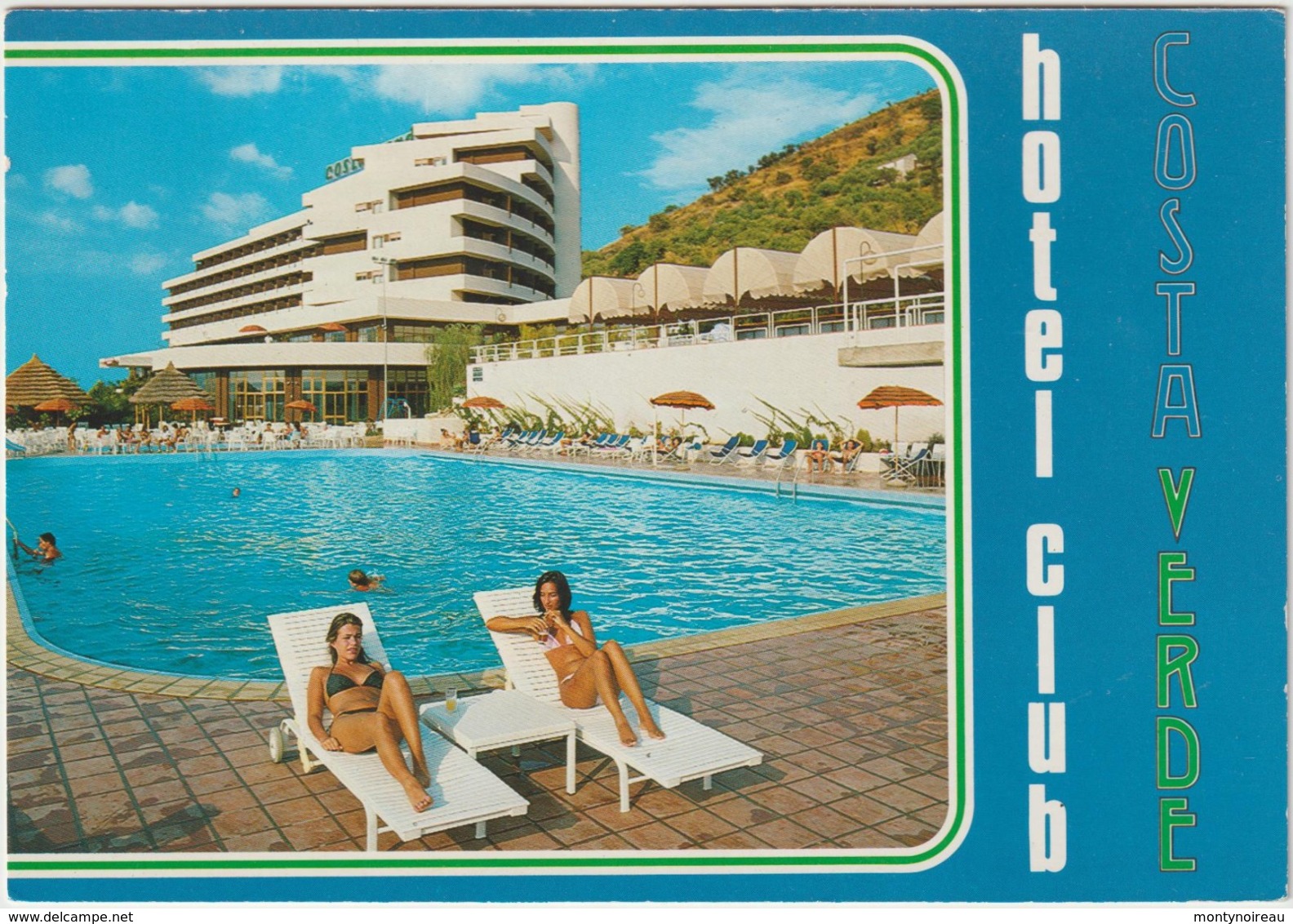 Italie :  Costa Verde , Hotel  Club  , Cefalu  , Sicile ( Piscine , Jeune Femme  Maillot De  Bain ) - Other & Unclassified