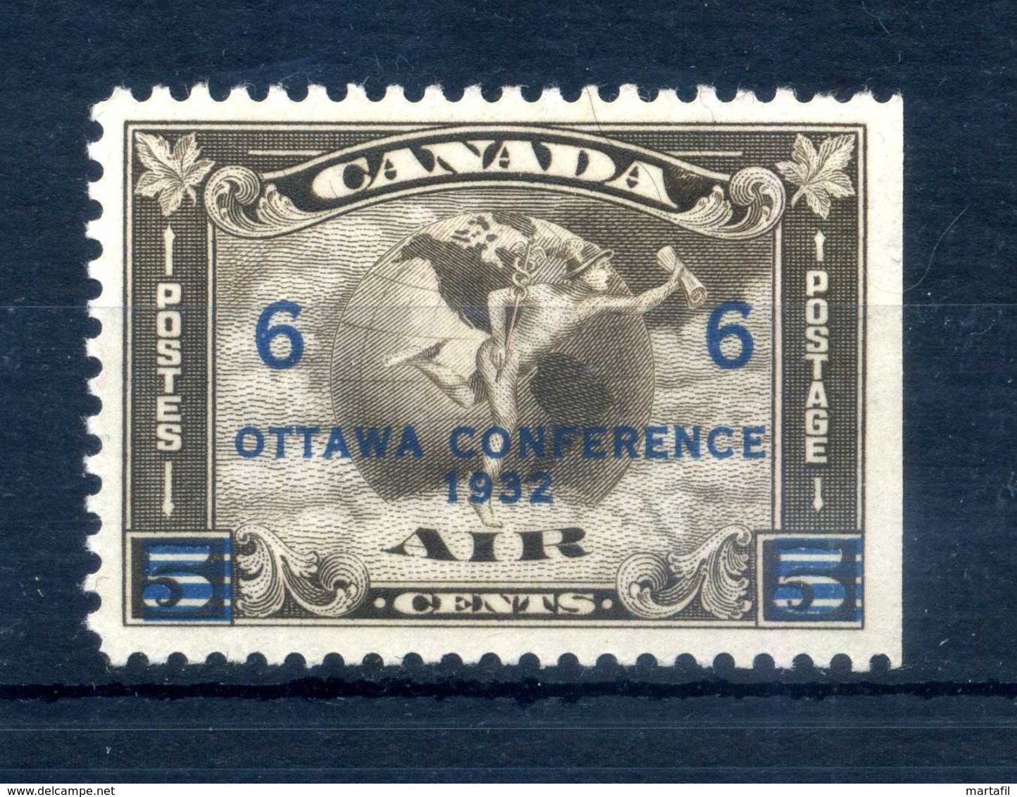 1932 CANADA SET MNH POST AEREA N.4 ** Conferenza Ottawa / 45€ Di Cat. - Nuovi