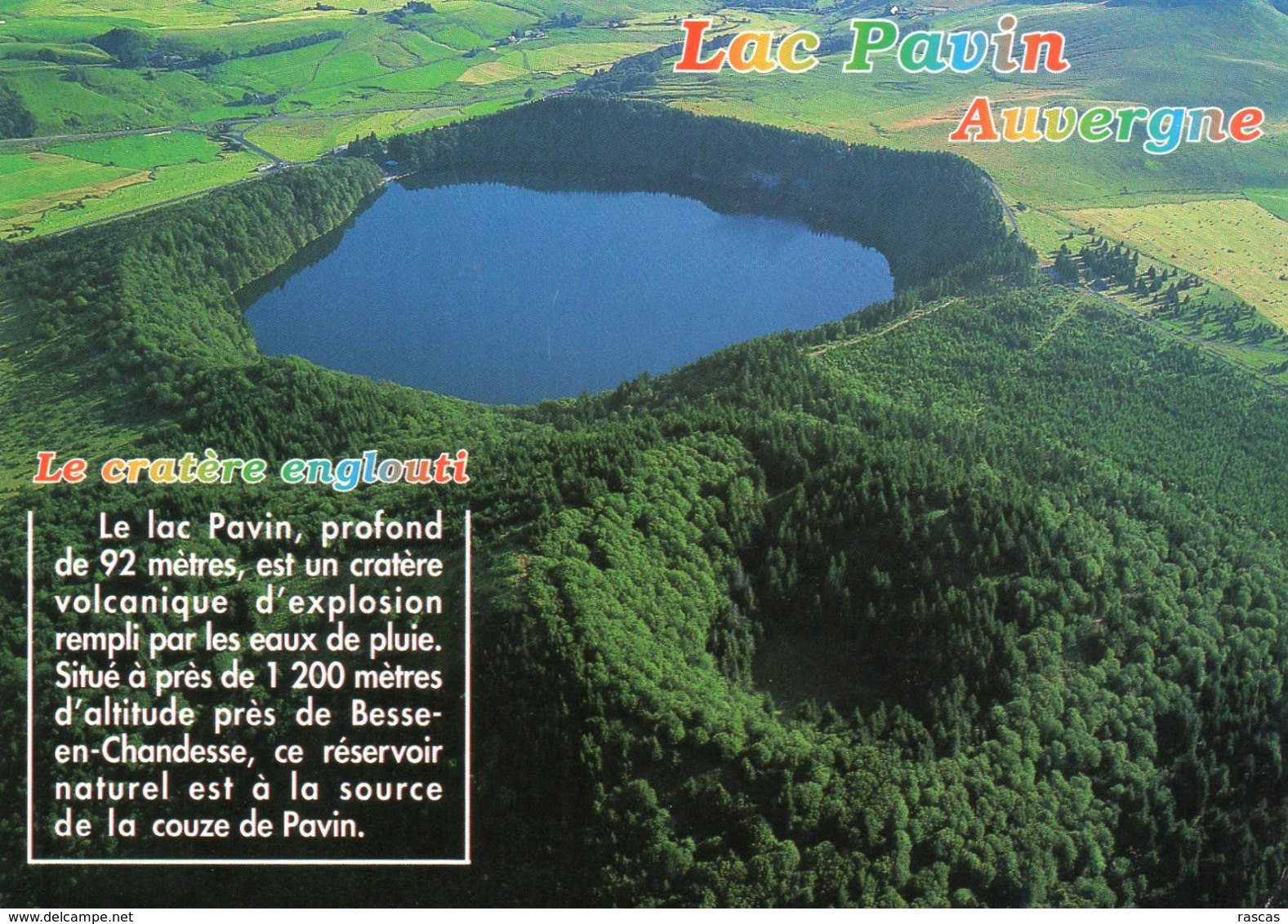 CPM - N8 - PUY DE DOME - LAC PAVIN - Other & Unclassified