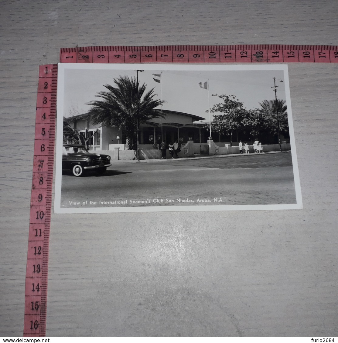 C-76361 ARUBA VIEW OF THE INTERNATIONAL SEAMEN'S CLUB SAN NICOLAS - Aruba