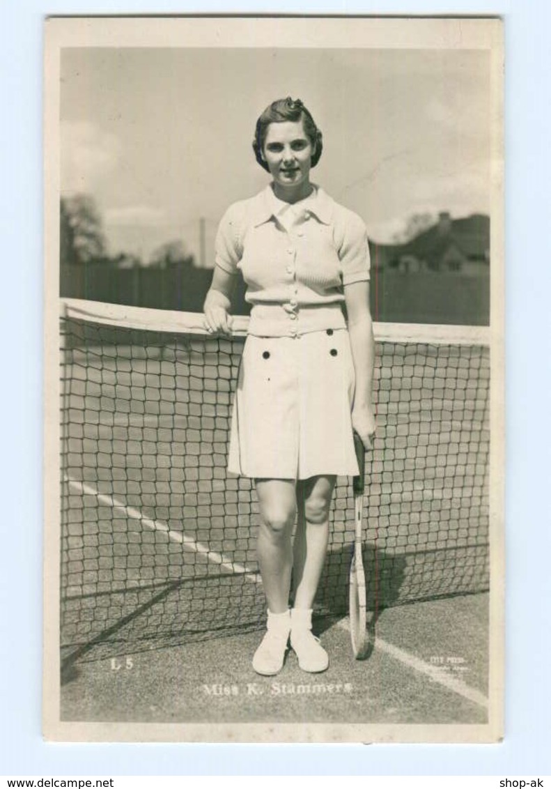 T6528/ Kay Stammers Tennisspielerin Wimbledon-Siegerin Foto AK Ca.1938 - Jeux Olympiques