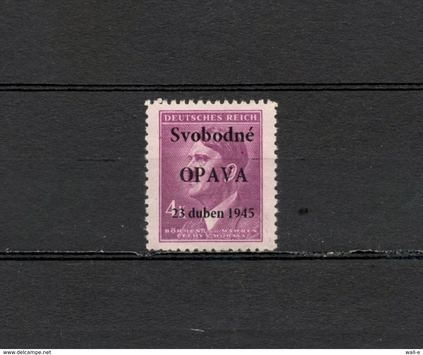 1945 Czechoslovakia Local Liberation Revolutionary Overprints OPAVA Postfrisch - Unused Stamps