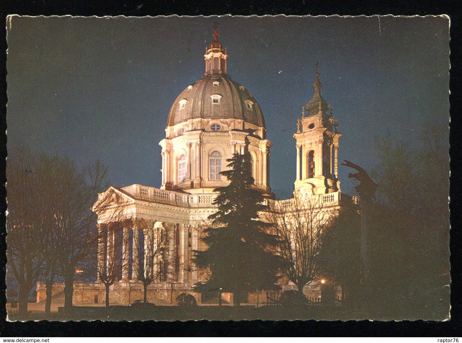 CPM Italie TORINO Di Notte La Basilica Di Superga - Churches