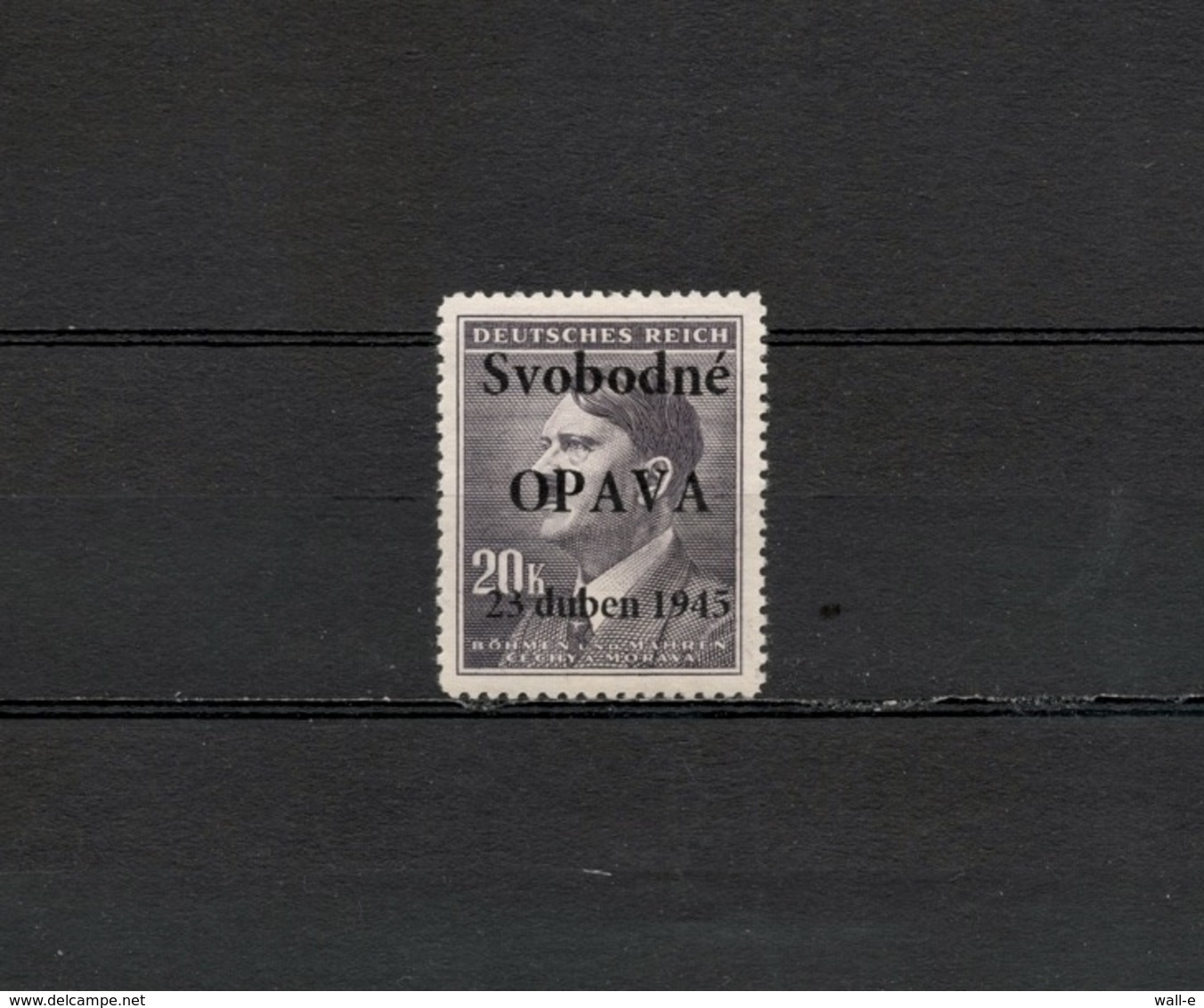 1945 Czechoslovakia Local Liberation Revolutionary Overprints OPAVA Postfrisch - Ongebruikt