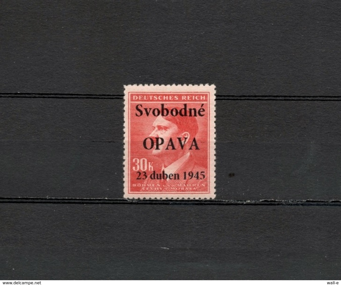 1945 Czechoslovakia Local Liberation Revolutionary Overprints OPAVA Postfrisch - Ongebruikt