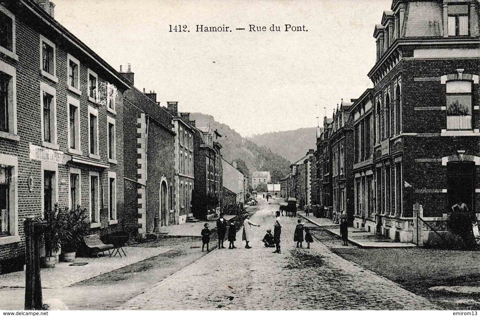 Hamoir Rue Du Pont Hôtel De La Poste Enfants - Hamoir