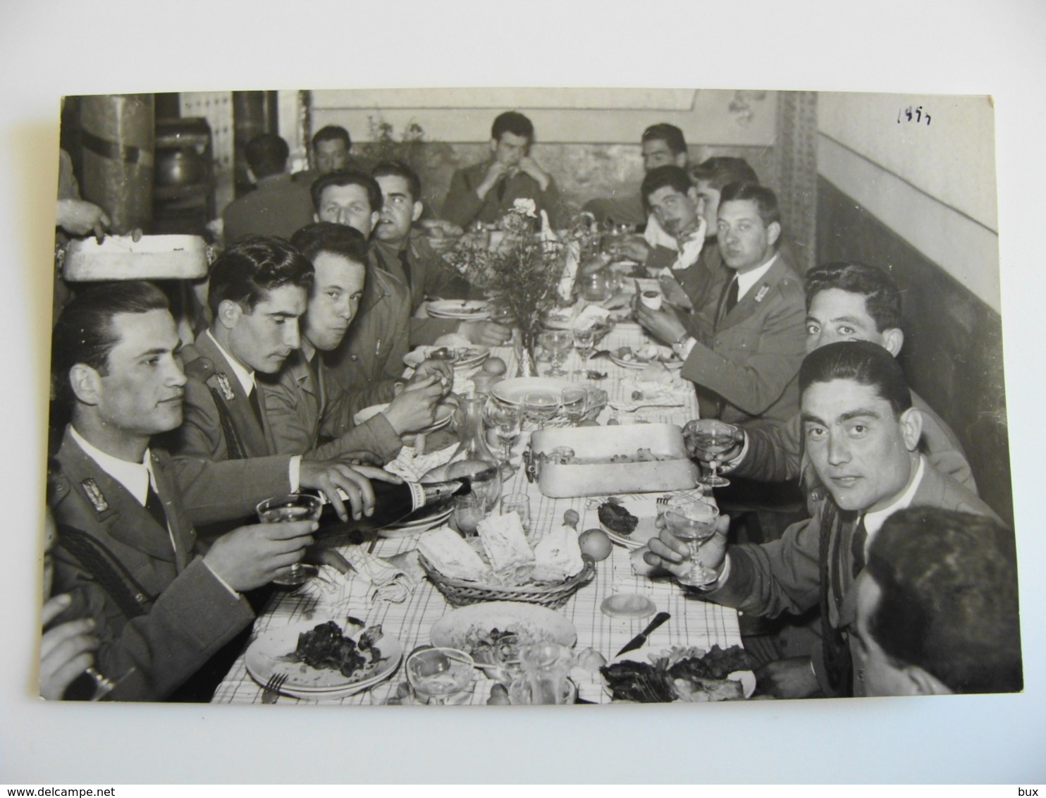 SENIGALLIA  FOTO LEOPOLDI  DAL LOTTO  POLIZIOTTO  POLIZIA  PUBBLICA SICUREZZA PS MILITARE    FORMATO PICCOLO FOTOGRAFICA - Uniformi