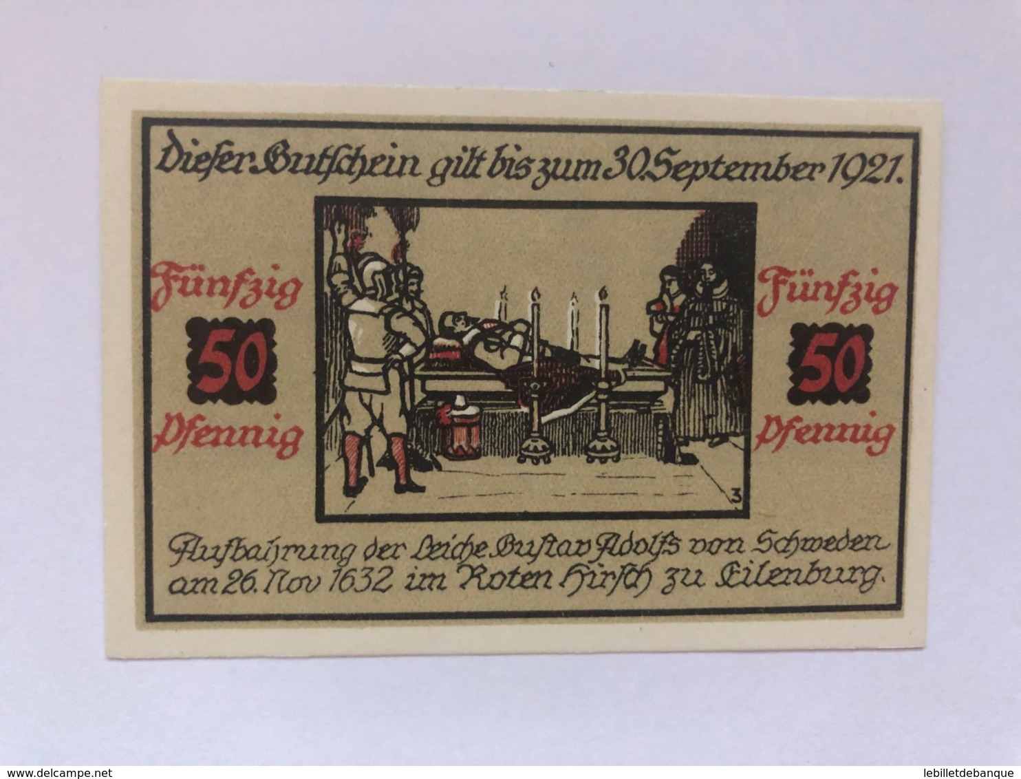 Allemagne Notgeld Eilenburg 50 Pfennig - Collections