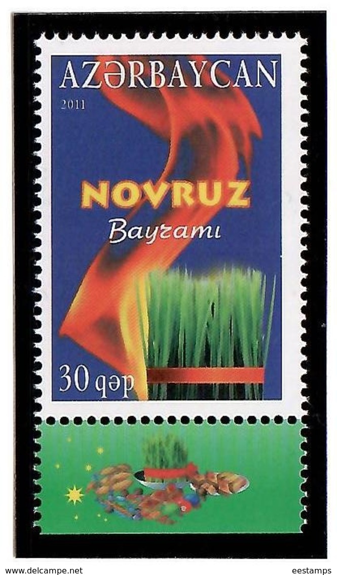 Azerbaijan 2011 .Novruz Holiday 2011. 1v: 30.     Michel # 837 - Azerbaïdjan