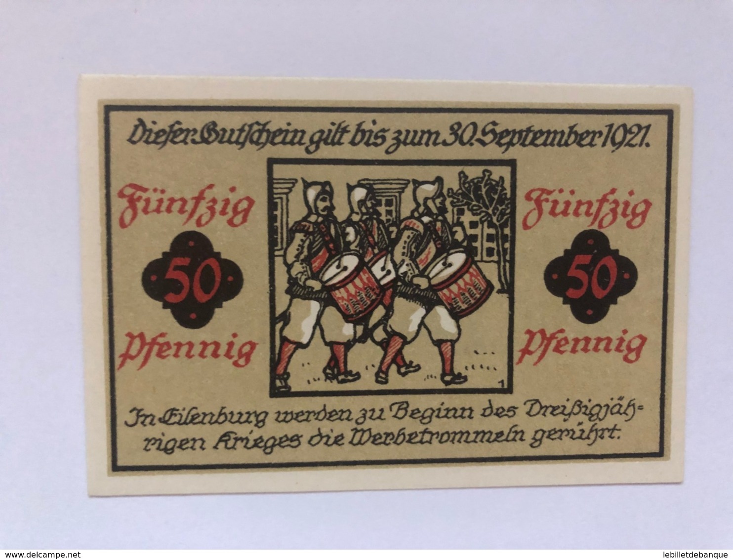 Allemagne Notgeld Eilenburg 50 Pfennig - Collections