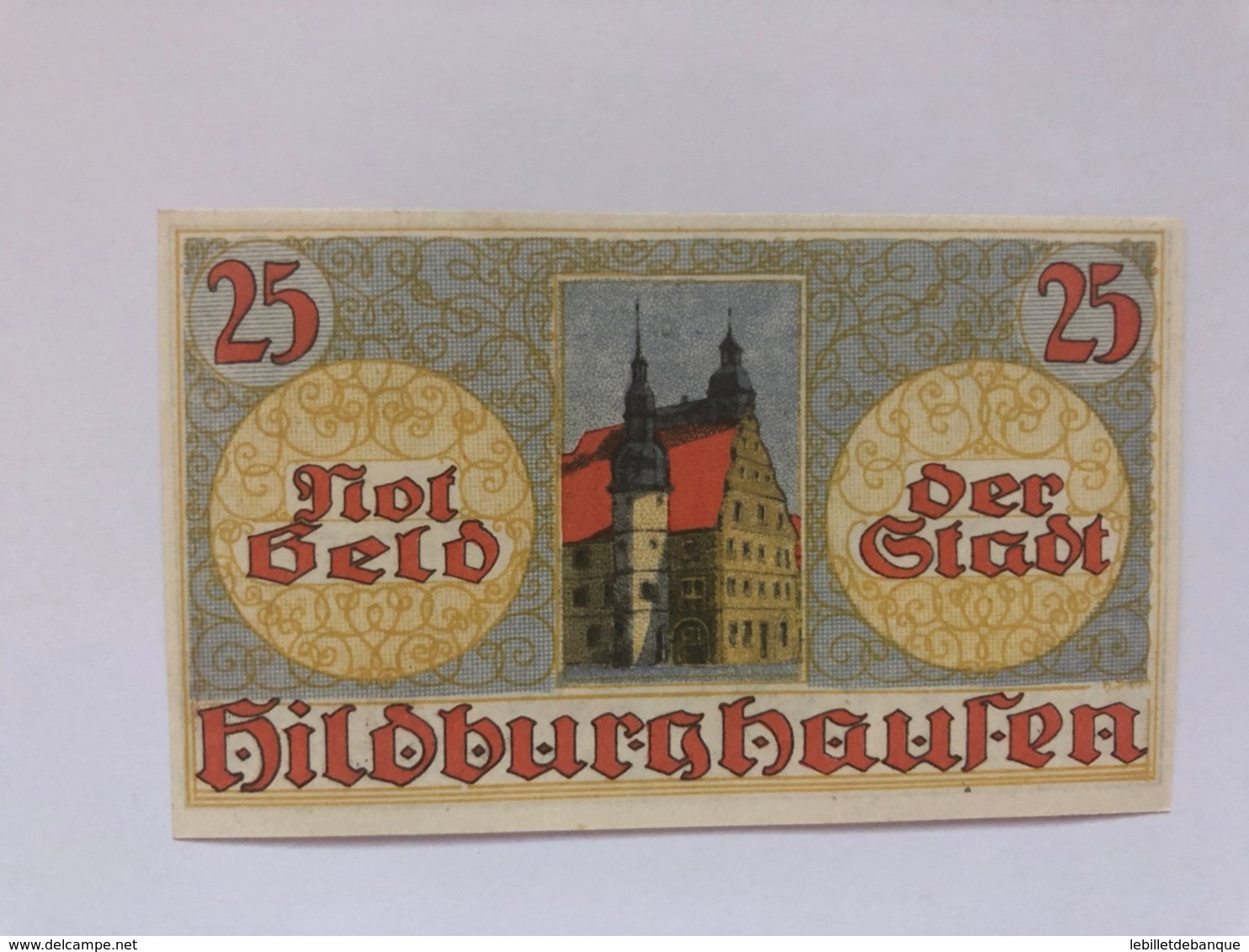 Allemagne Notgeld Hildburghausen 25 Pfennig - Collections