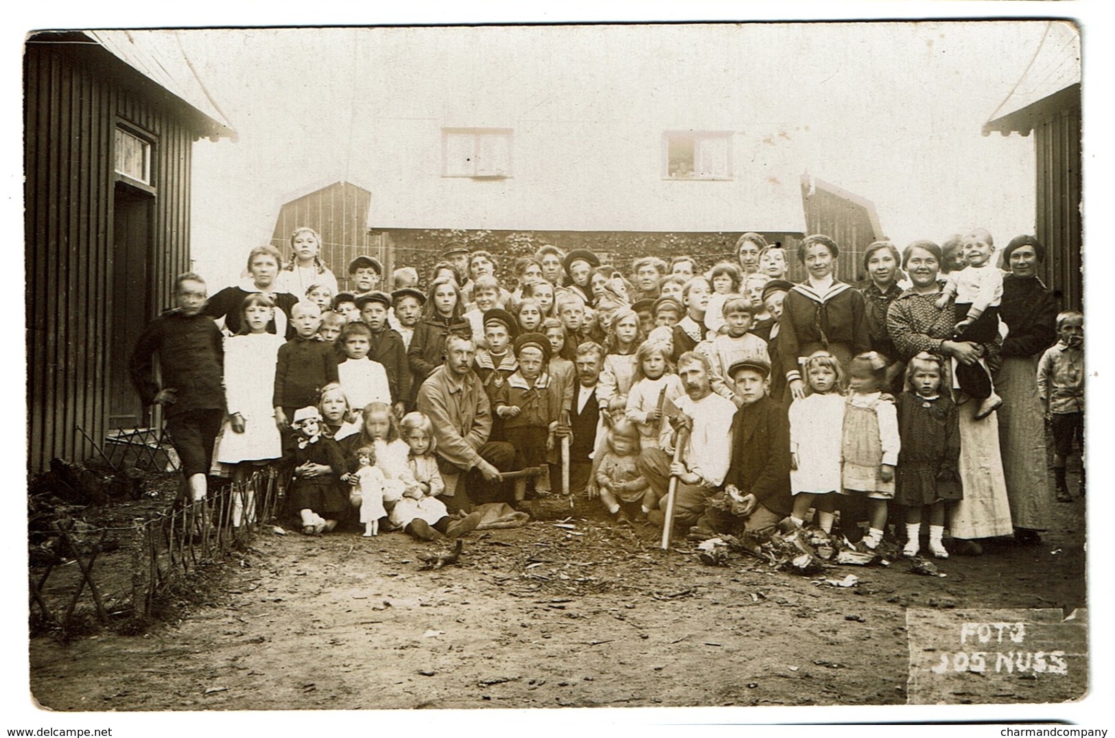 1914 Carte Photo - WWI - 1914-1918 - Village Leopold - Réfugiés Belges - Harderwijk - Photo Jos Nuss - 2 Scans - Harderwijk