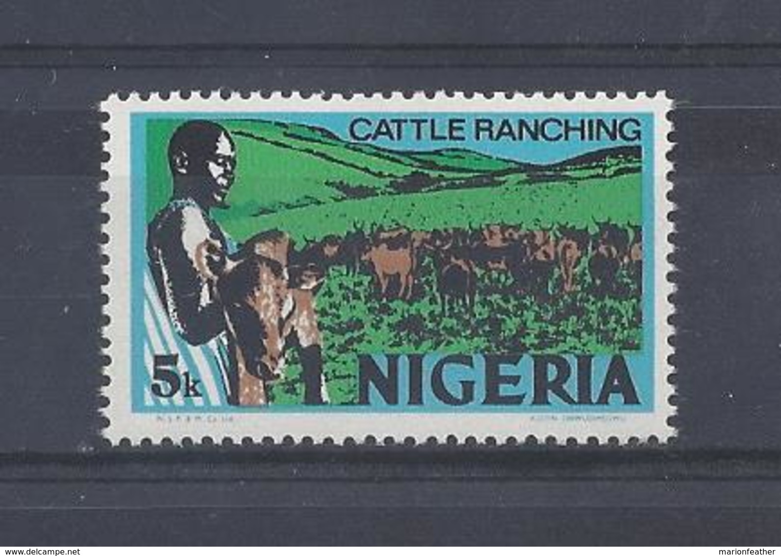 NIGERIA.....QUEEN ELIZABETH II.(1952-NOW)......." 1973 "...5K......SG282.........MNH.. - Nigeria (1961-...)