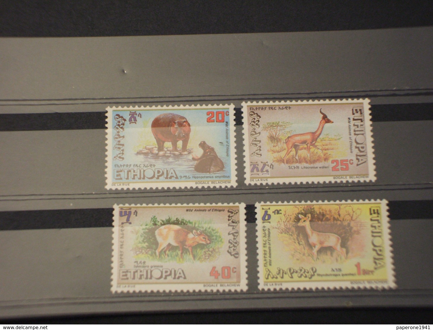 ETHIOPIA - 1985 FAUNA 4  VALORI - NUOVI(++) - Etiopia