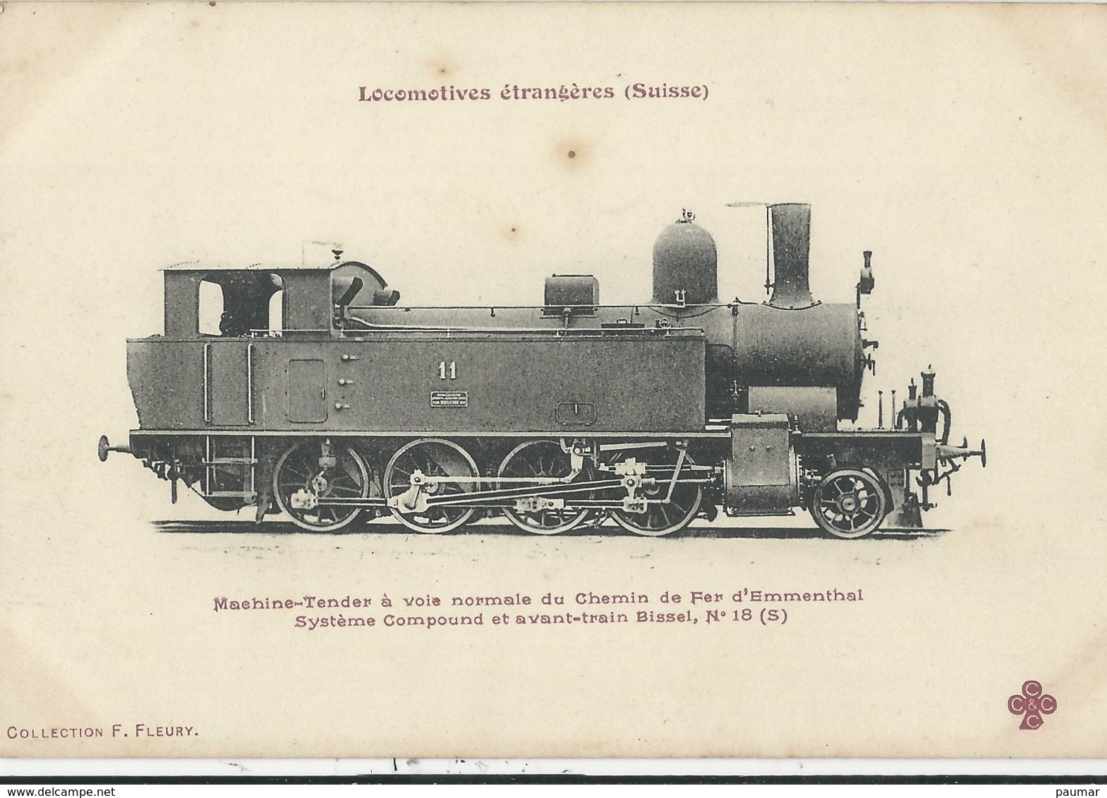 Locomotive    Suisse  No 18 - Autres & Non Classés