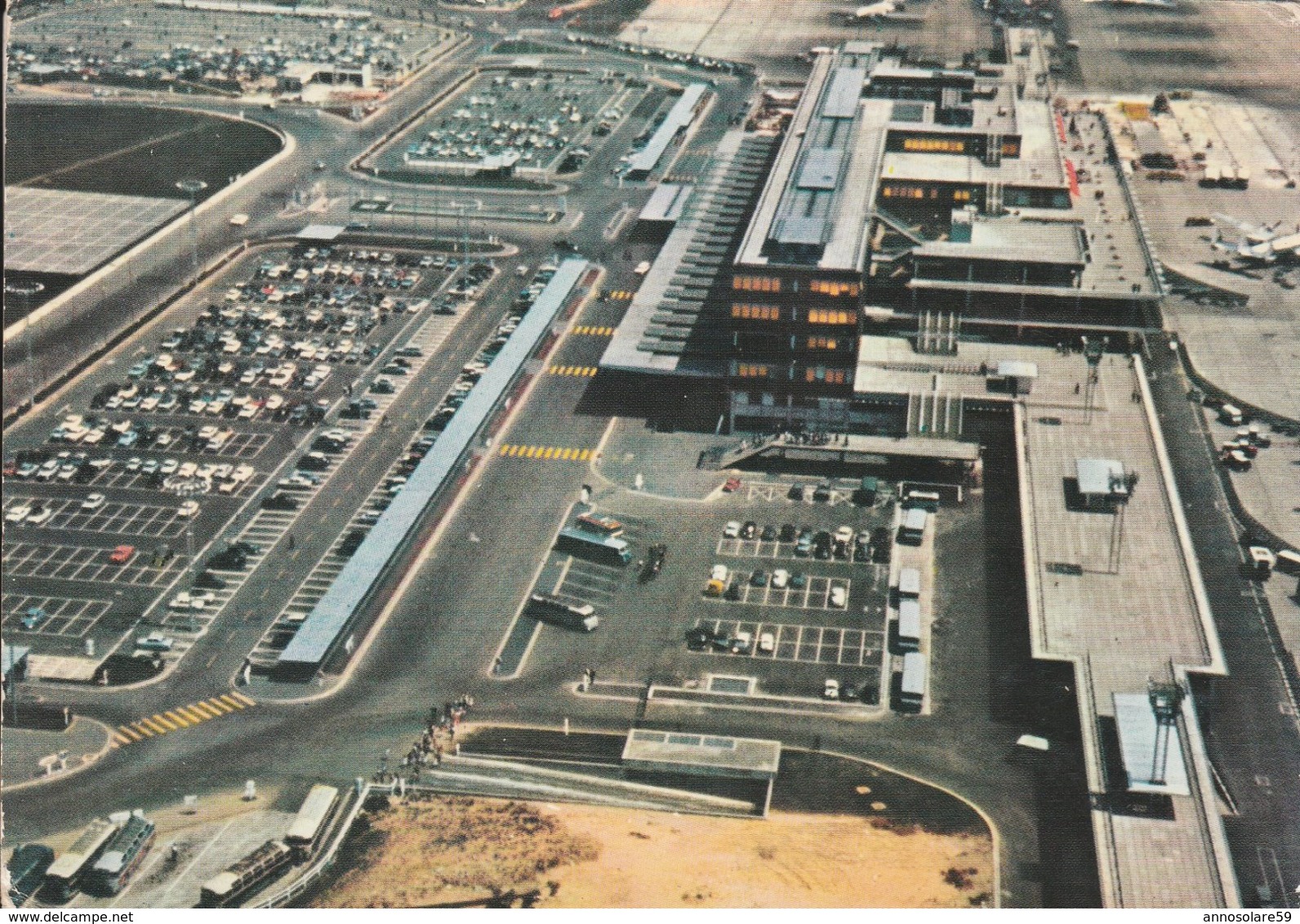 CARTOLINA: AEROPORT DE PARIS-ORLY - VUE GENERALE DE L'AEROGARE - F/G - B/N - VIAGGIATA - LEGGI - Aéroports De Paris