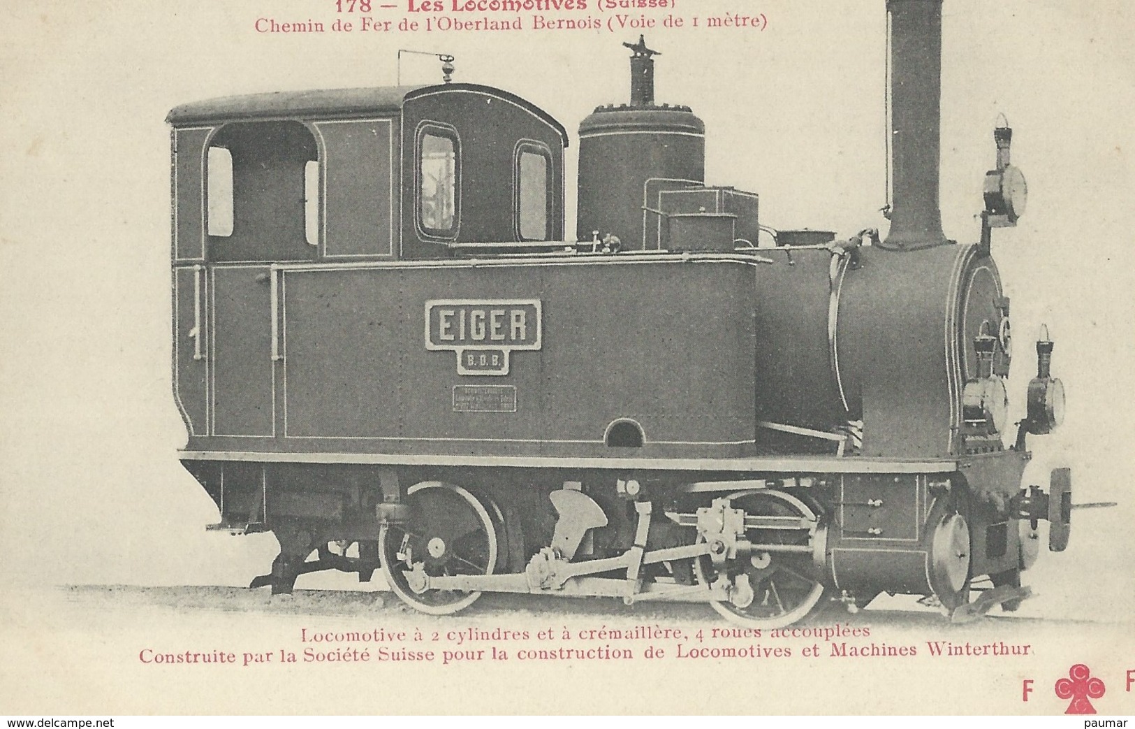 Locomotive    Suisse  No 178 - Autres & Non Classés