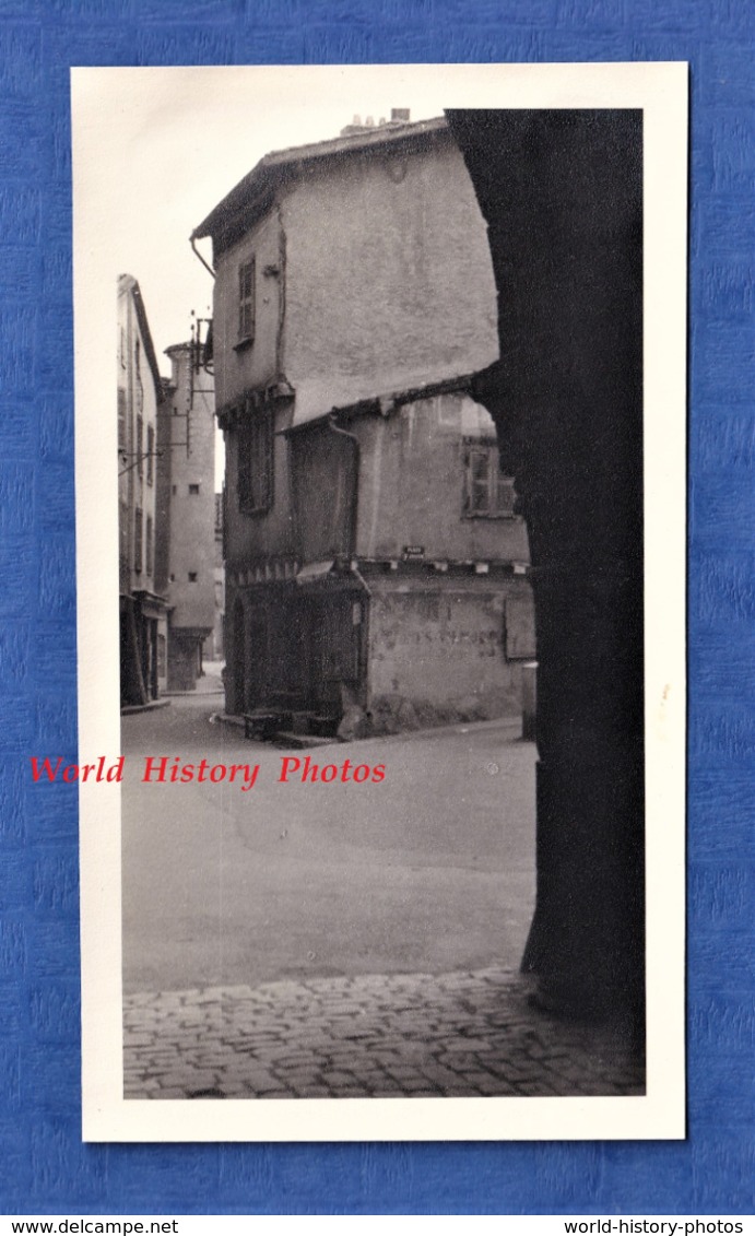 Photo Ancienne - BRIOUDE - 1955 - Rue à Identifier - Haute Loire Histoire Patrimoine - Lieux