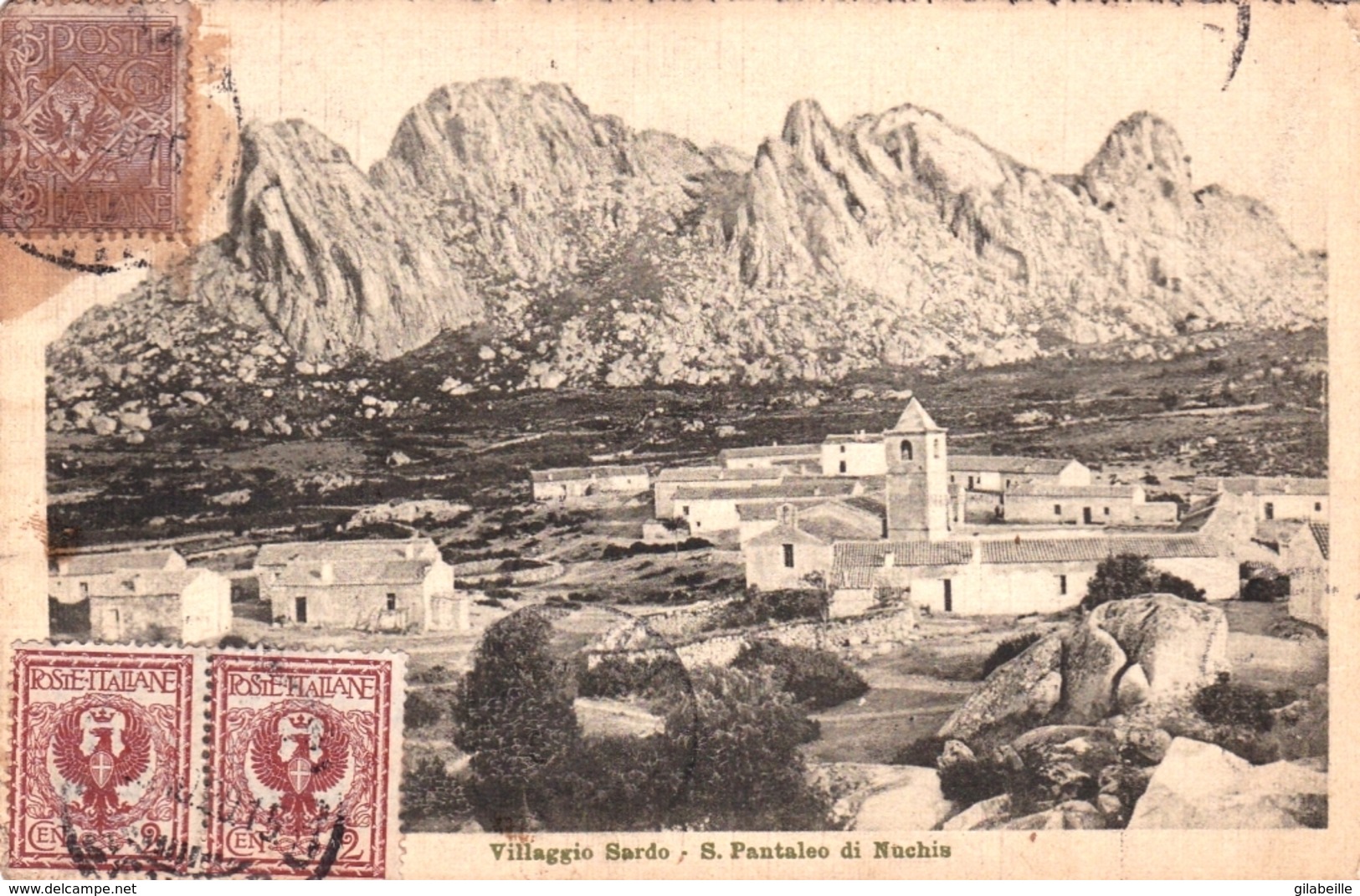 Sardegna - SAN PANTALEO DI NUCHIS  - Villaggio Sardo - 1920 - Sassari