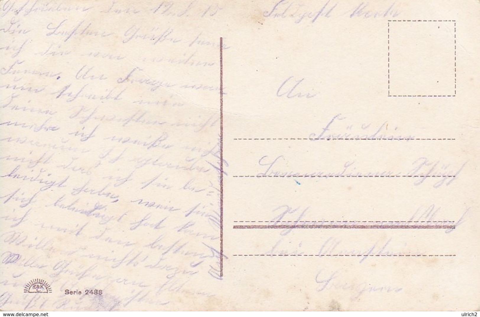 AK Gruss Aus Maizières - Liebespaar - Glitter - 1915 (44236) - Lothringen
