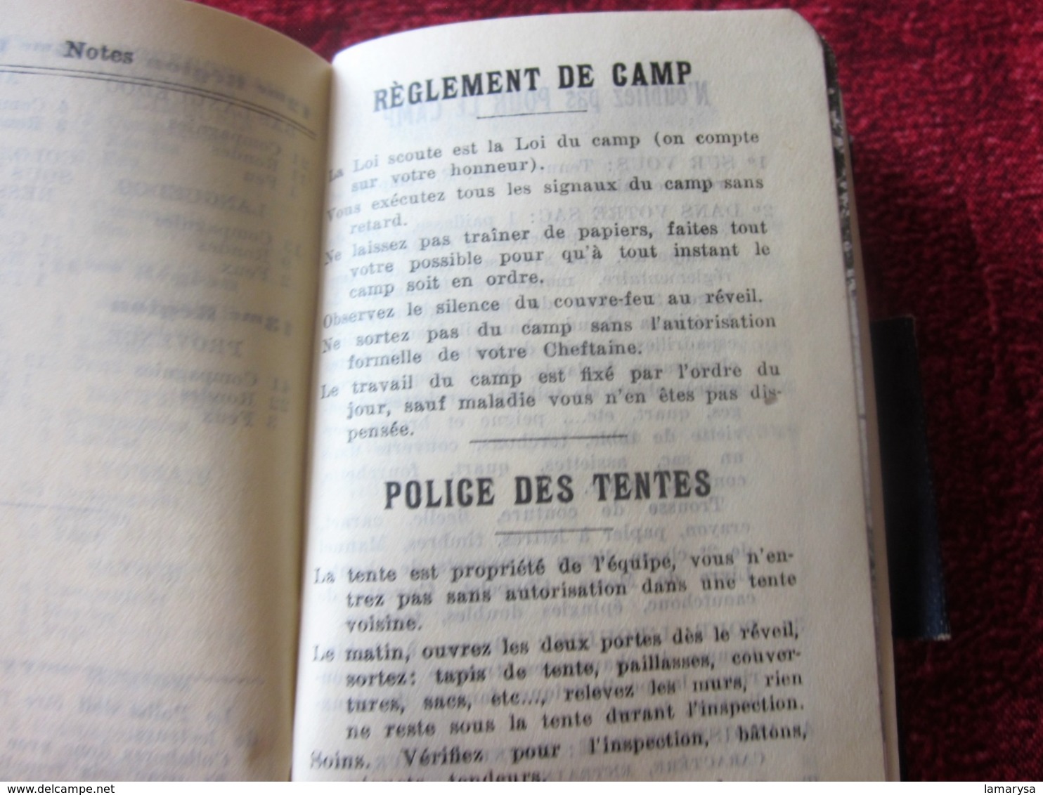 1937 AGENDA PALBA GUIDES DE FRANCE-LOI SCOUTE-PHOTOS-NOTES-JAMBOREE SCOUT INTERNATIONAL CONÇU SPÉCIALEMENT PR SCOUTISME