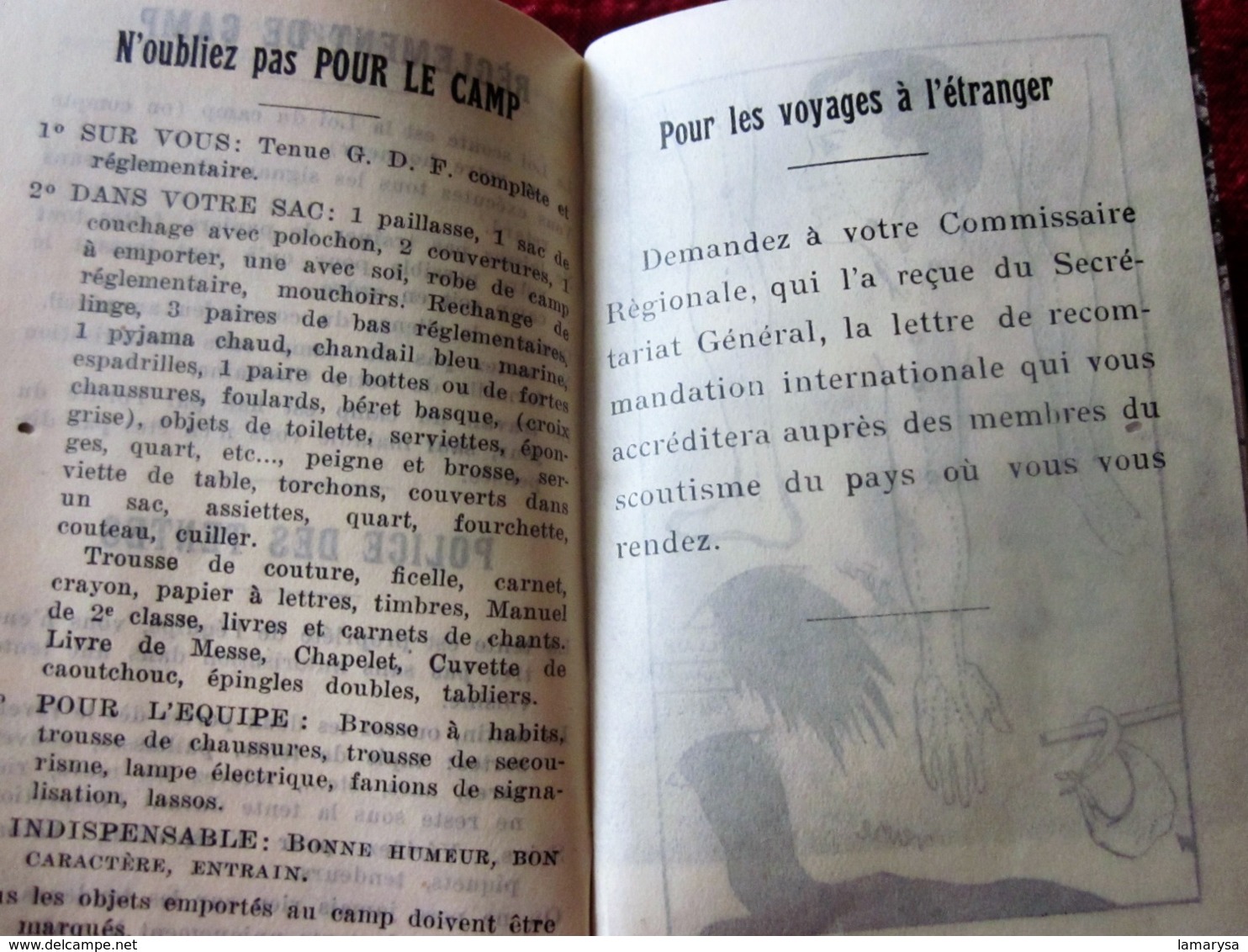 1937 AGENDA PALBA GUIDES DE FRANCE-LOI SCOUTE-PHOTOS-NOTES-JAMBOREE SCOUT INTERNATIONAL CONÇU SPÉCIALEMENT PR SCOUTISME