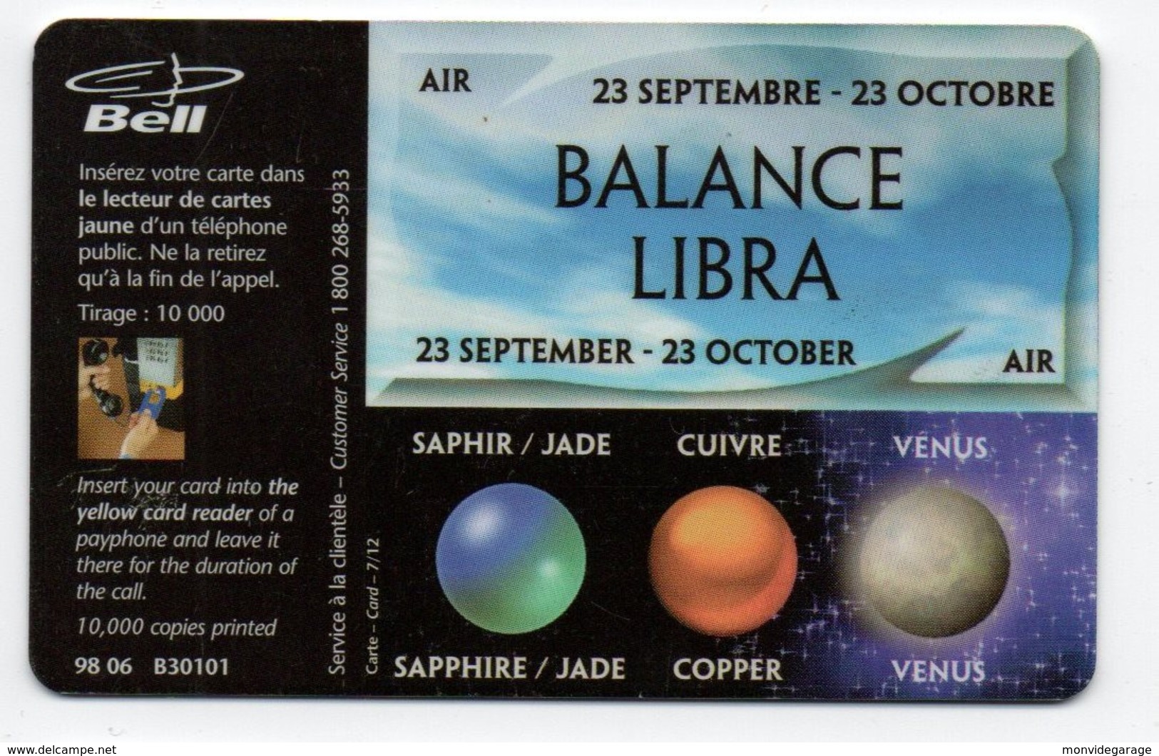 Télécarte à Identifiée - Bell - LaPuce Quick Change - Balance - Autres - Europe