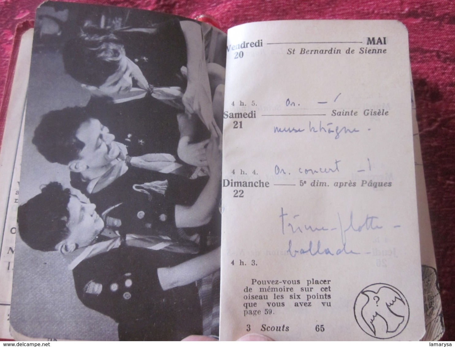 1938 AGENDA PALBA GUIDES DE FRANCE-LOI SCOUTE-PHOTOS-NOTES-JAMBOREE SCOUT INTERNATIONAL CONÇU SPÉCIALEMENT PR SCOUTISME
