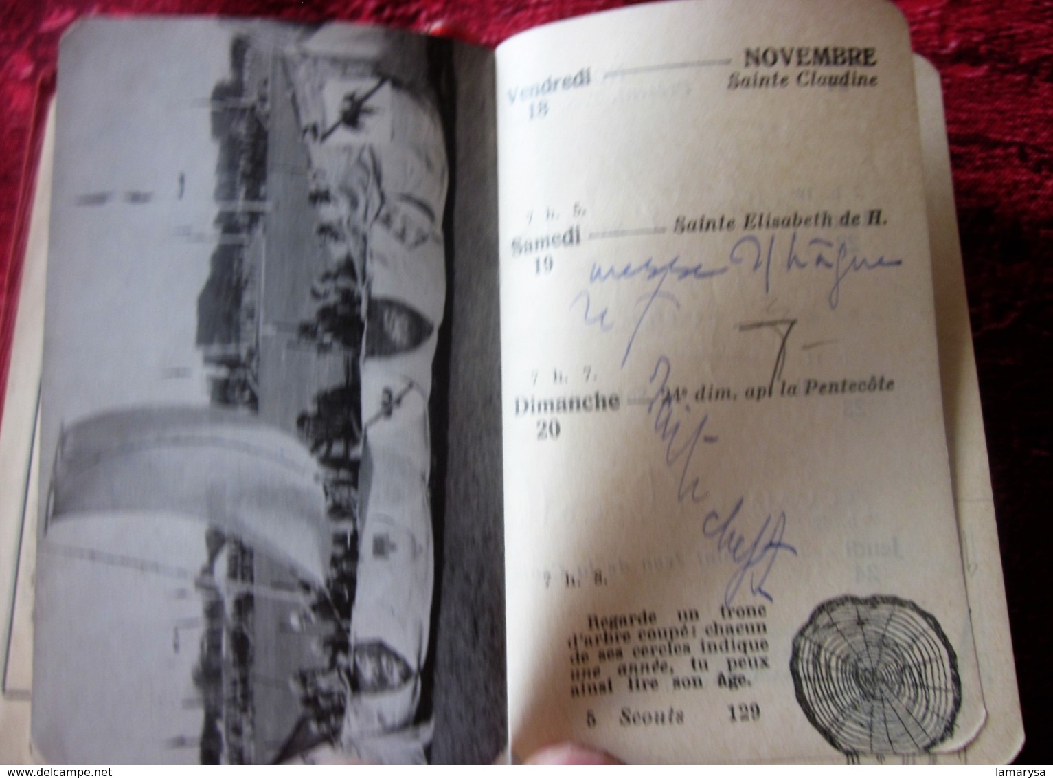 1938 AGENDA PALBA GUIDES DE FRANCE-LOI SCOUTE-PHOTOS-NOTES-JAMBOREE SCOUT INTERNATIONAL CONÇU SPÉCIALEMENT PR SCOUTISME